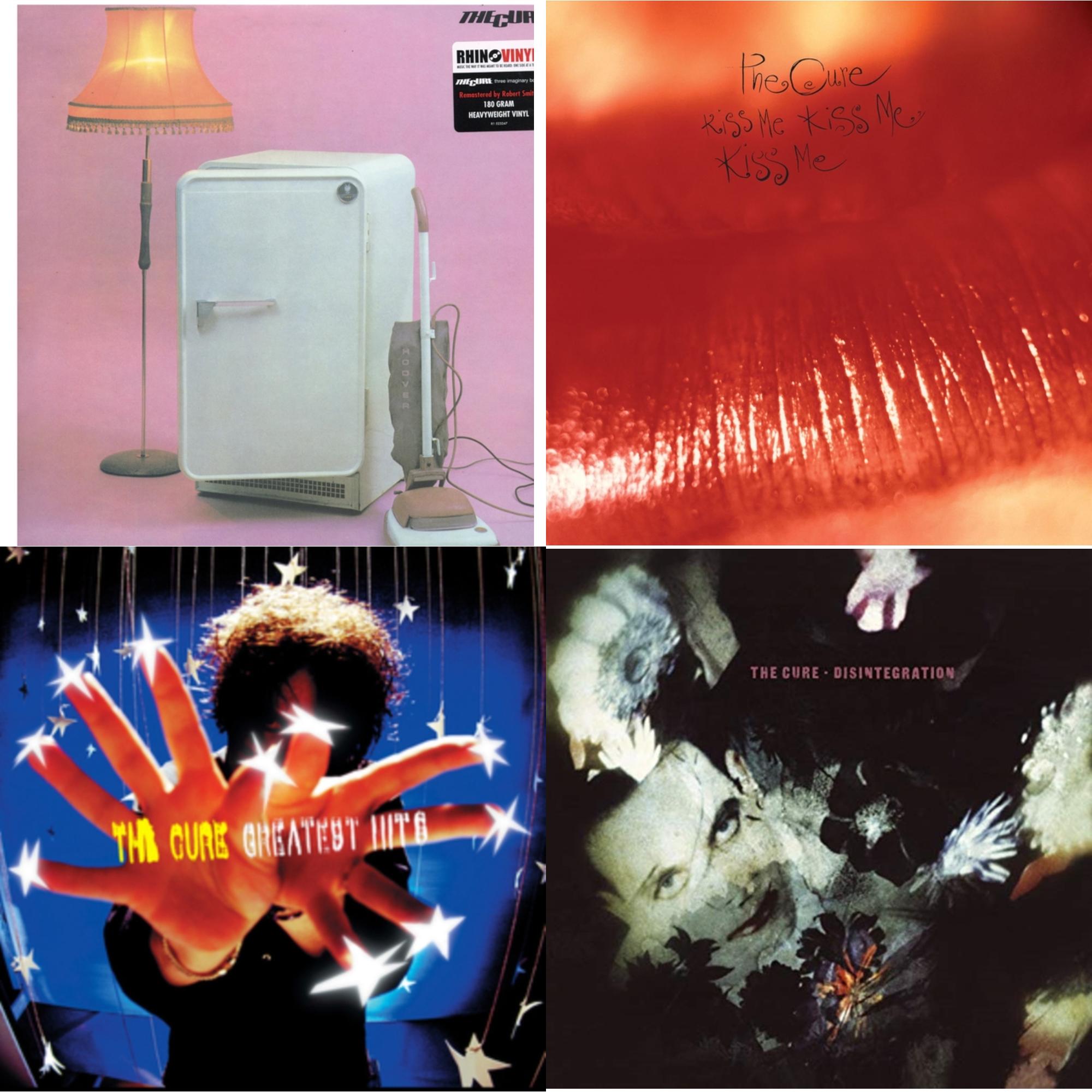 Greatest Hits (2LP) & Kiss Me, Kiss Me, Kiss Me (180G) & Three Imaginary Boys (180G) & Disintegration