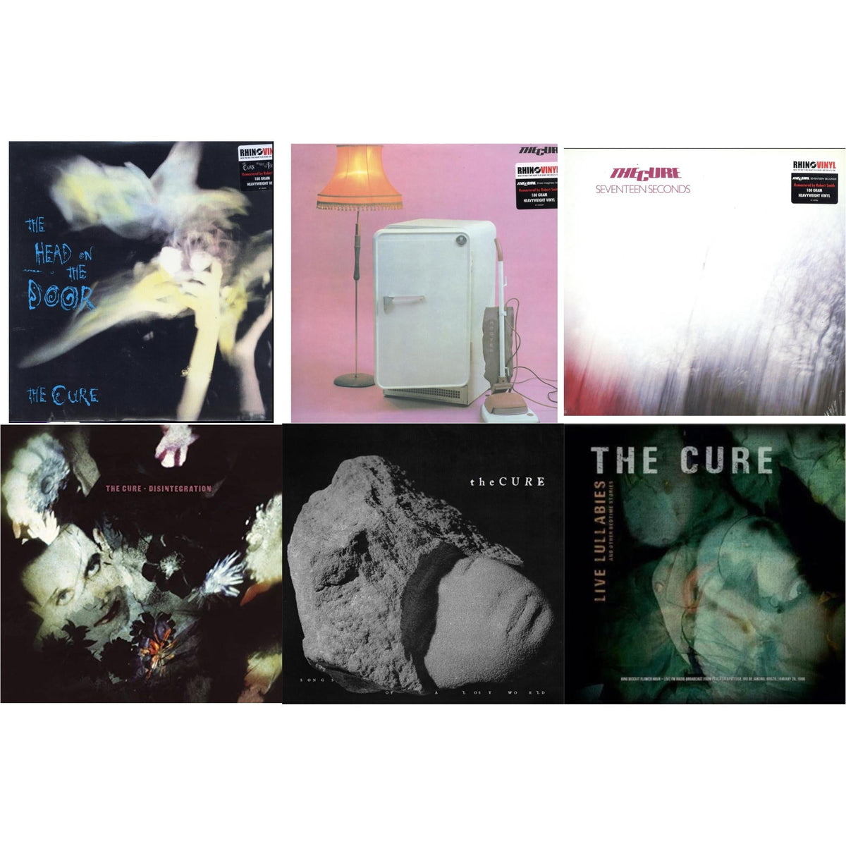 Head On The Door (180G) & Three Imaginary Boys (180G) & Seventeen Seconds (180G) & Disintegration & Songs Of A Lost World (Biovinyl/180G) & Live Lullabies & Other Bedtime Stories (Yellow LP Vinyl)