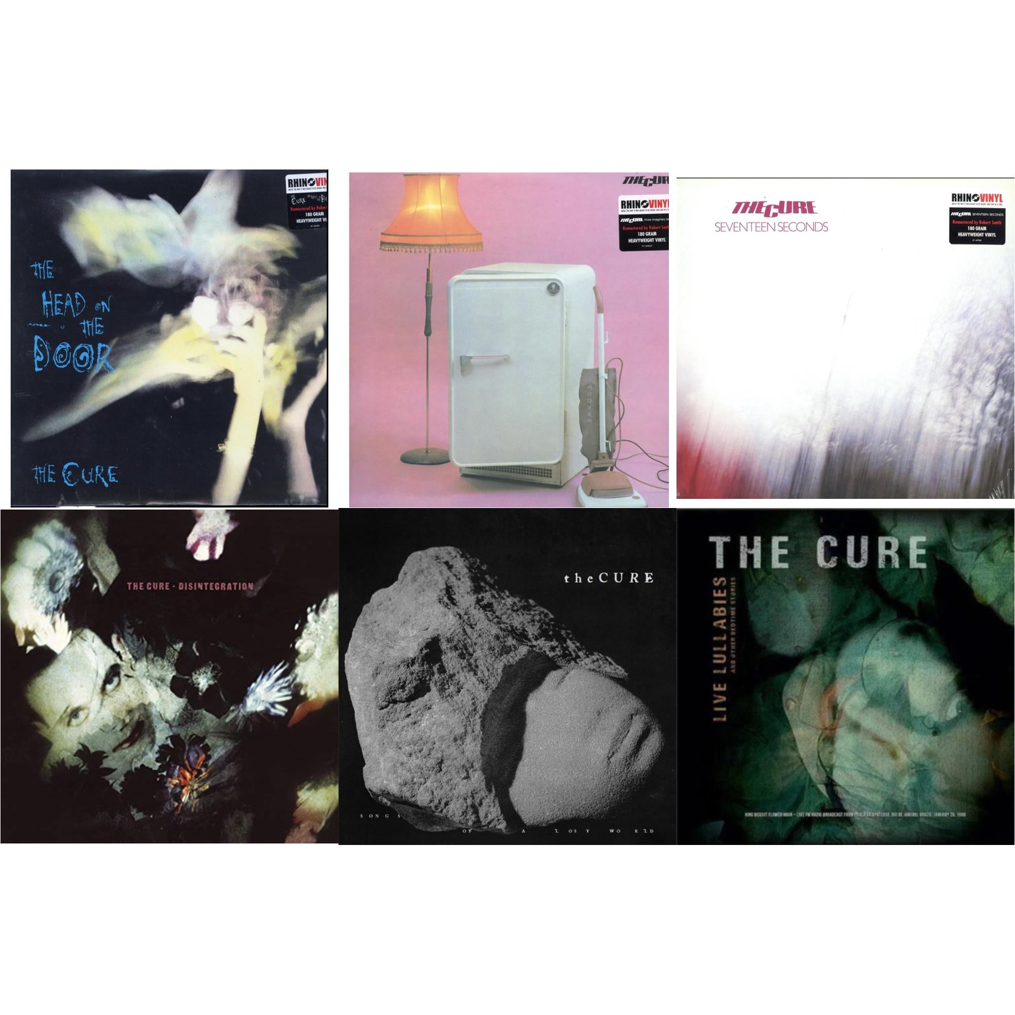 Head On The Door (180G) & Three Imaginary Boys (180G) & Seventeen Seconds (180G) & Disintegration & Songs Of A Lost World (Biovinyl/180G) & Live Lullabies & Other Bedtime Stories (Yellow LP Vinyl)