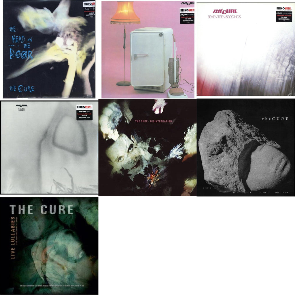 Cure - Head On The Door (180G) & Three Imaginary Boys (180G) & Seventeen Seconds (180G) & Faith (180G) & Disintegration & Songs Of A Lost World (Biovinyl/180G) & Live Lullabies & Other Bedtime Stories (Yellow LP Vinyl)