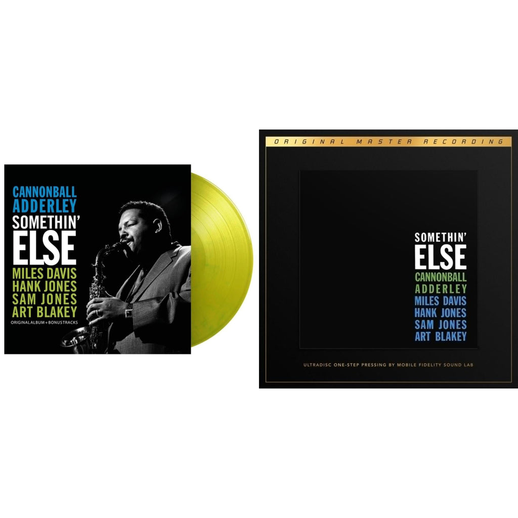 Cannonball Adderley - Somethin Else (Solid Yellow & Transparent Green LP Vinyl) & Somethin' Else (2LP/180G/45RPM Supervinyl Ultradisc One-Step/Original Masters/Limited/Numbered)