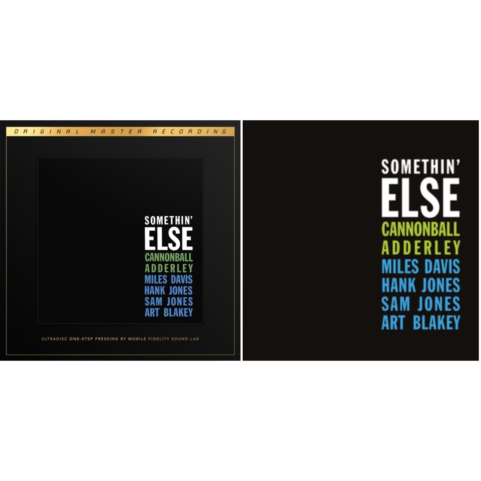 Somethin' Else (2LP/180G/45RPM Supervinyl Ultradisc One-Step/Original Masters/Limited/Numbered) & Somethin Else (Blue LP Vinyl)