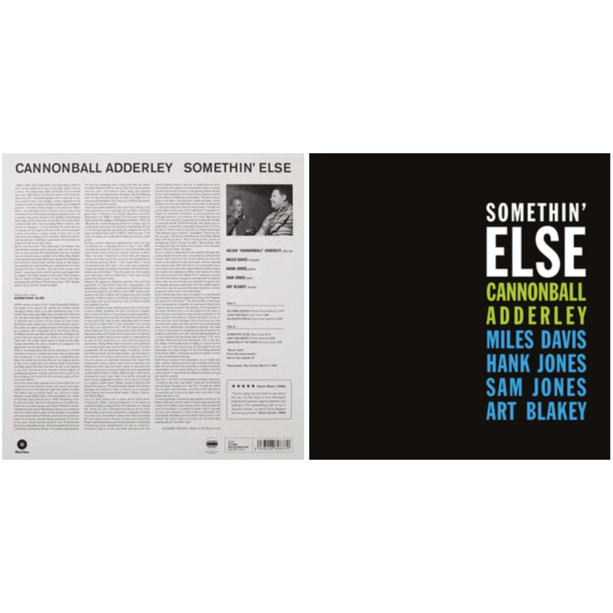 Somethin Else & Somethin Else (Blue LP Vinyl)