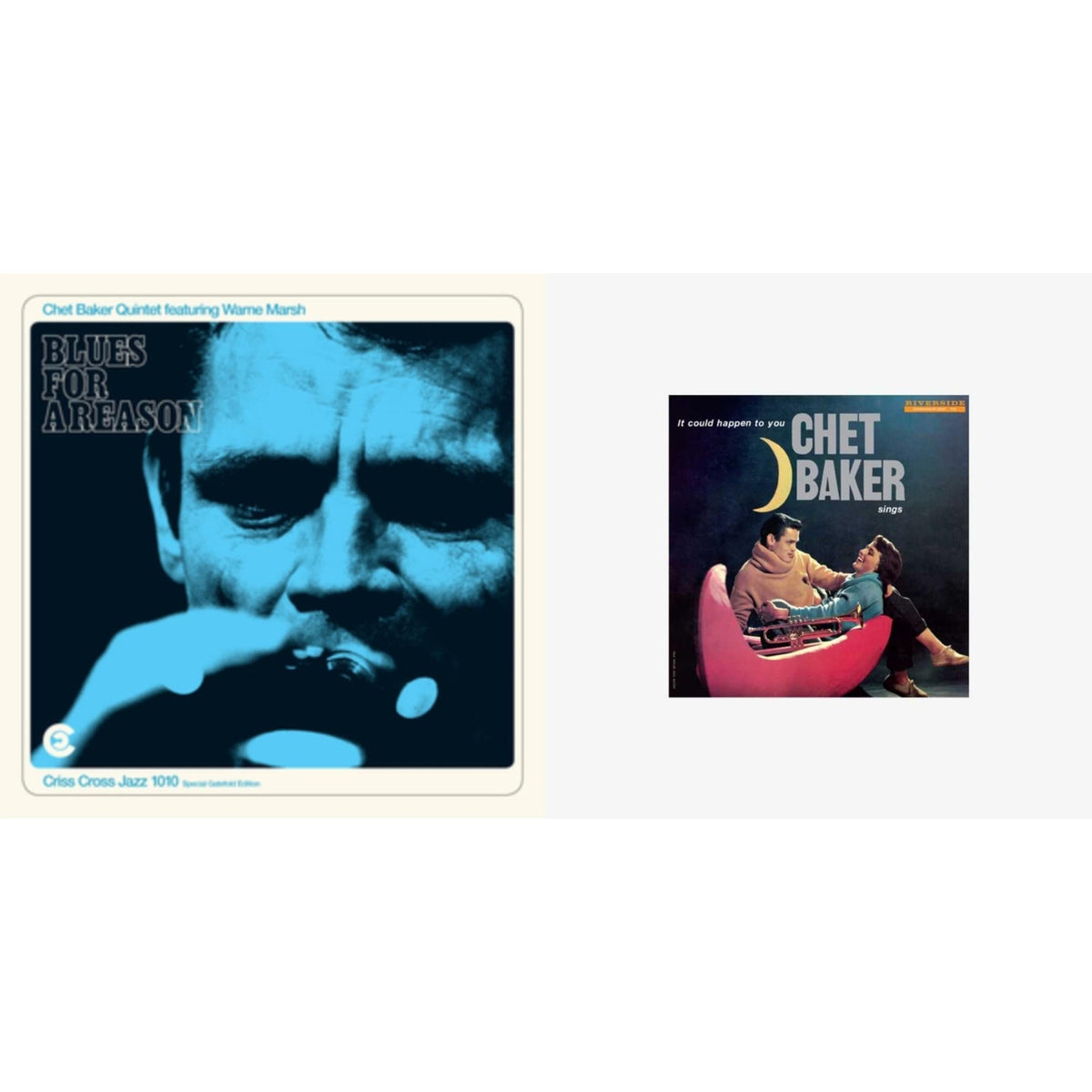 Chet Baker - Blues For A Reason (Feat. Warne Marsh) & Chet Baker Sings: It Could Happen To You - LP Vinyl Bundle
