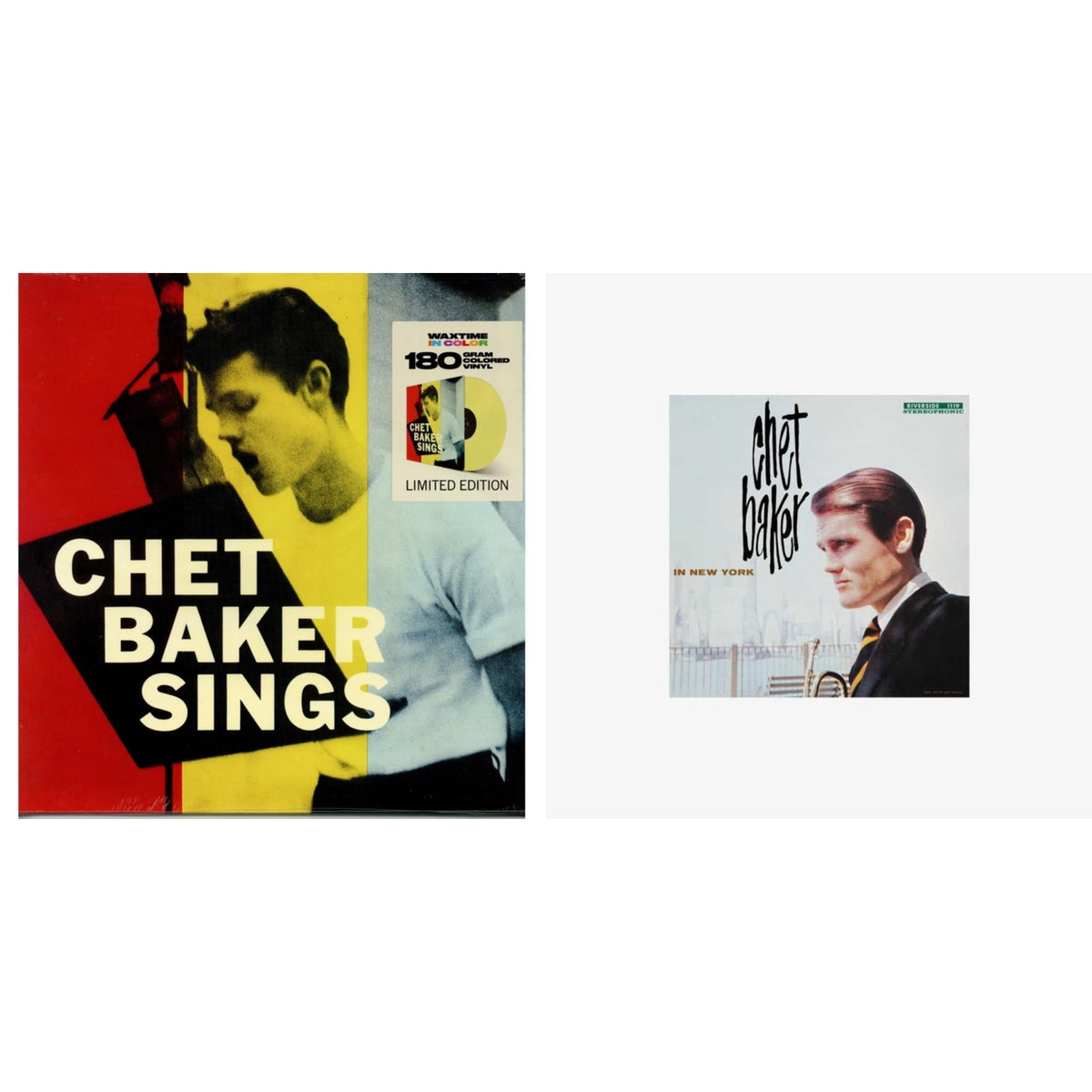 Sings (180G/Limited/Yellow LP Vinyl) & Chet Baker In New York
