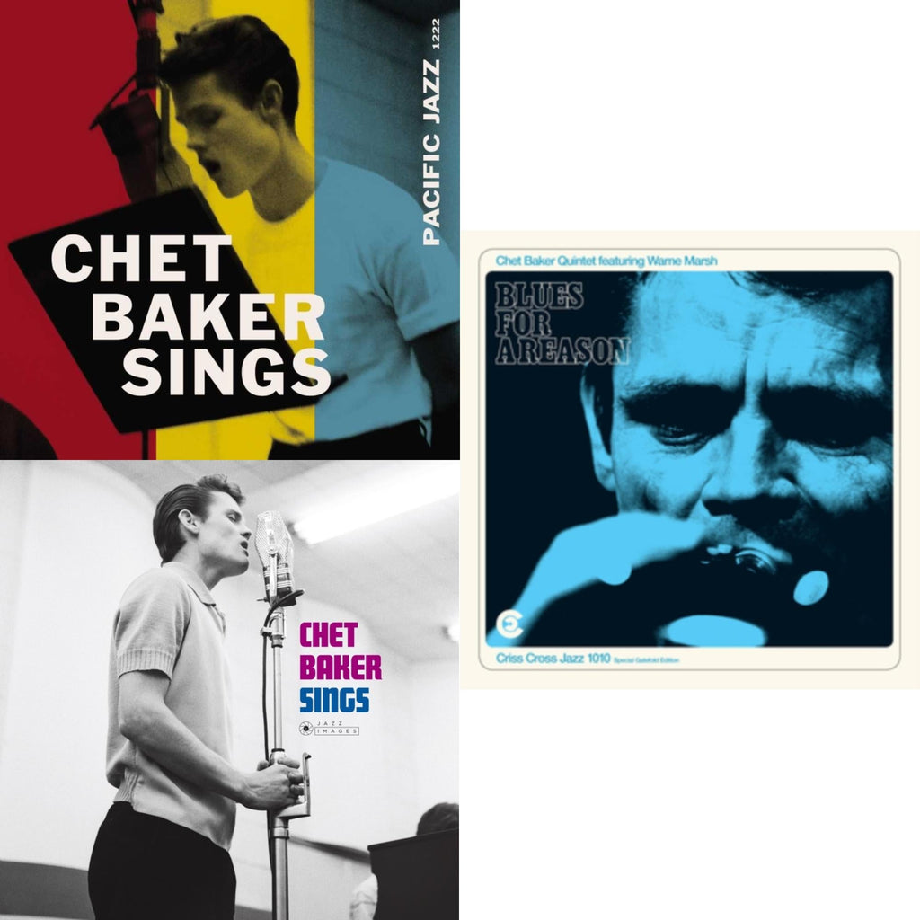 Chet Baker - Chet Baker Sings (Blue Note Tone Poet Series) & Sings (180G/Gatefold) & Blues For A Reason (Feat. Warne Marsh) - LP Vinyl Bundle