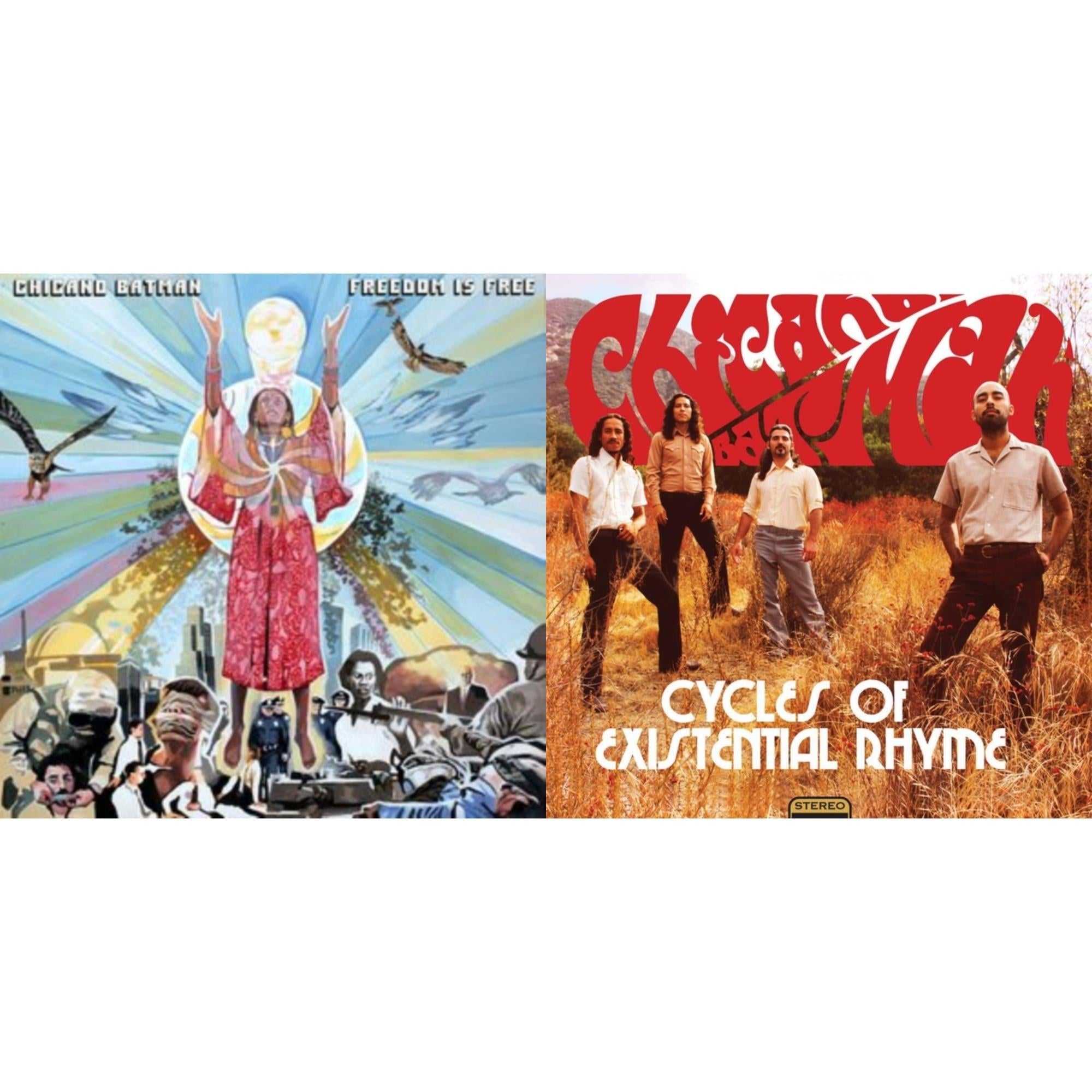 Cycles Of Existential Rhyme (Marbled Magma LP Vinyl) & Freedom Is Free (Pink & Blue Splatter LP Vinyl)