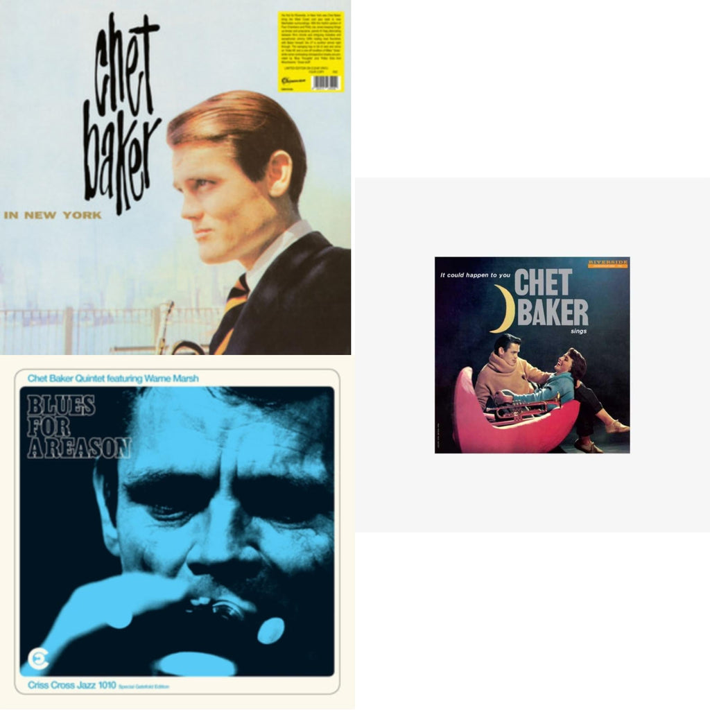 In New York (Clear LP Vinyl) & Blues For A Reason (Feat. Warne Marsh) & Chet Baker Sings: It Could Happen To You