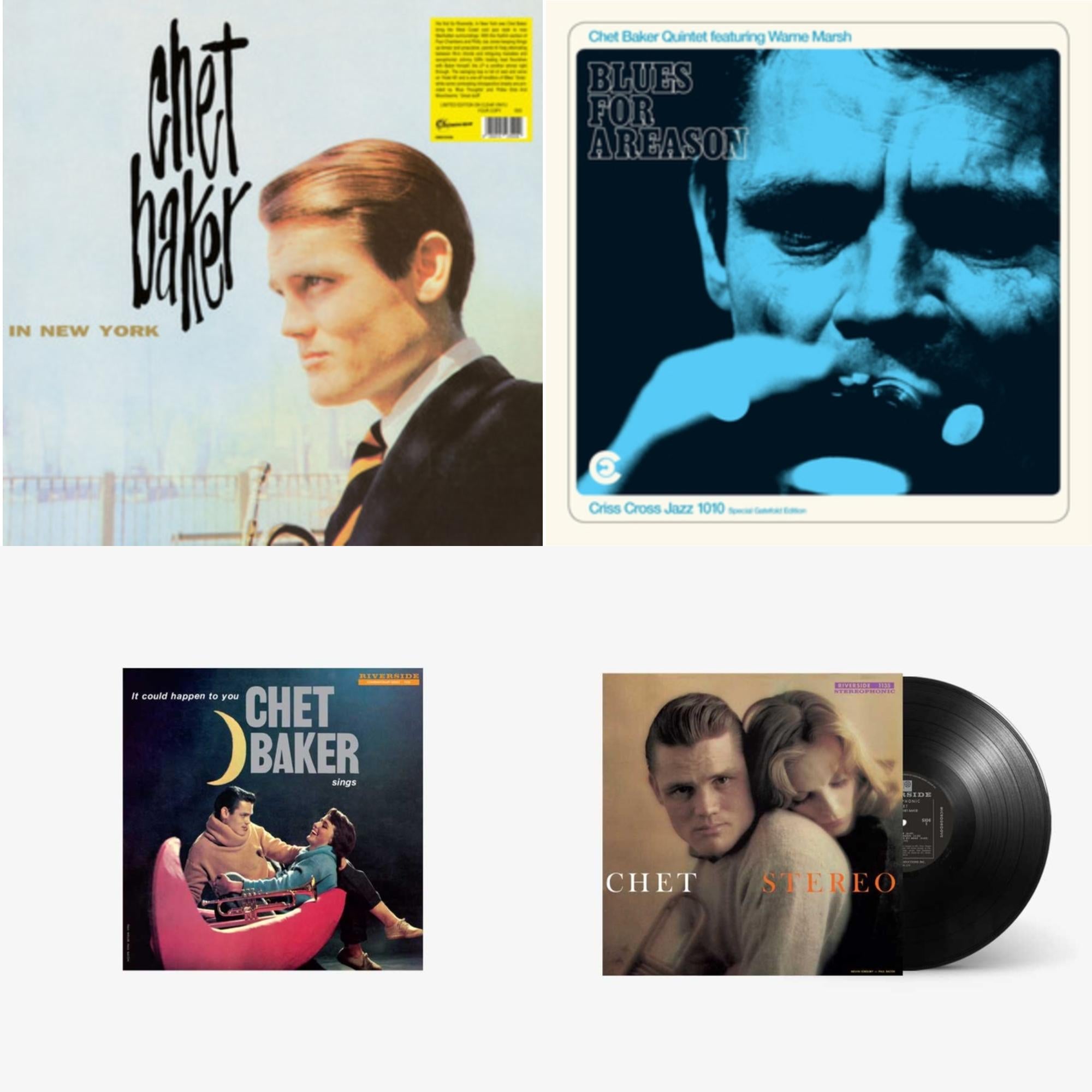 In New York (Clear LP Vinyl) & Blues For A Reason (Feat. Warne Marsh) & Chet Baker Sings: It Could Happen To You & Chet
