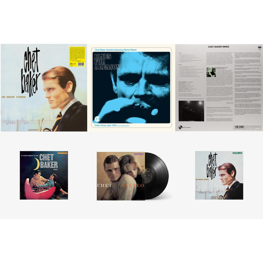 In New York (Clear LP Vinyl) & Blues For A Reason (Feat. Warne Marsh) & Sings & Chet Baker Sings: It Could Happen To You & Chet & Chet Baker In New York