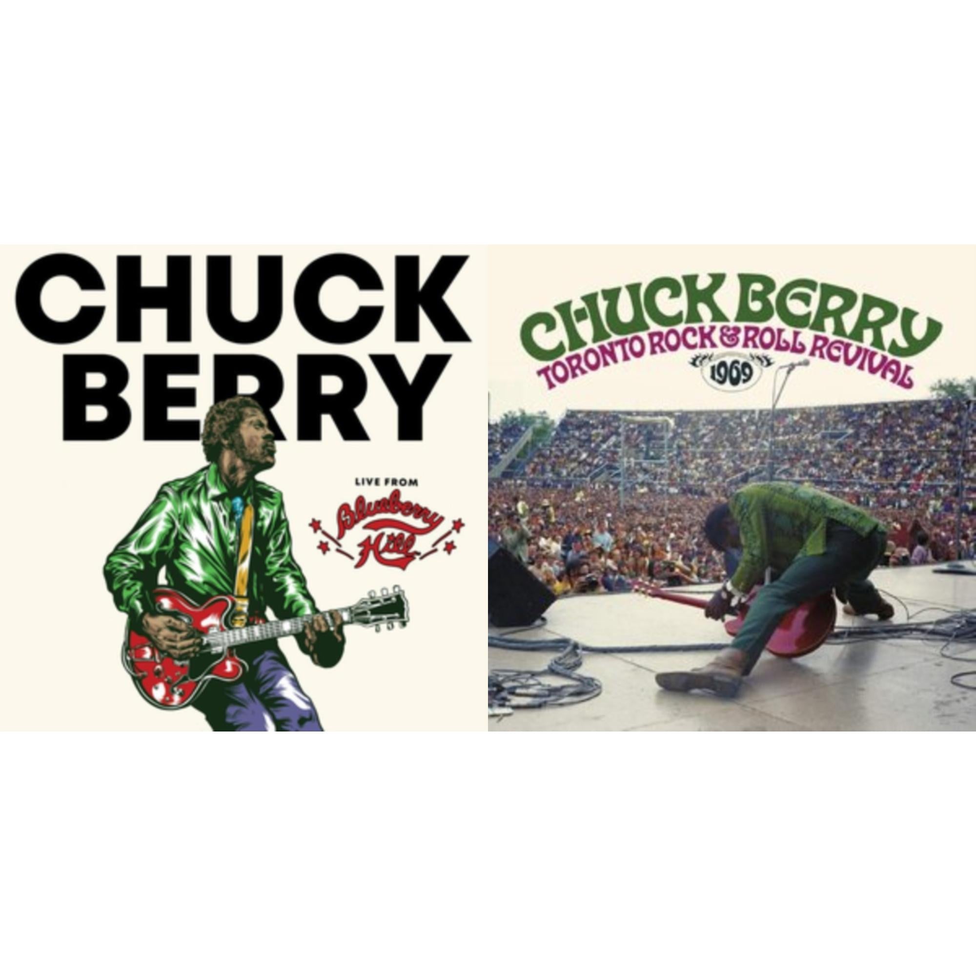 Chuck Berry - Toronto Rock 'N' Roll Revival 1969 (Swirl Vinyl/2LP) & Live From Blueberry Hill