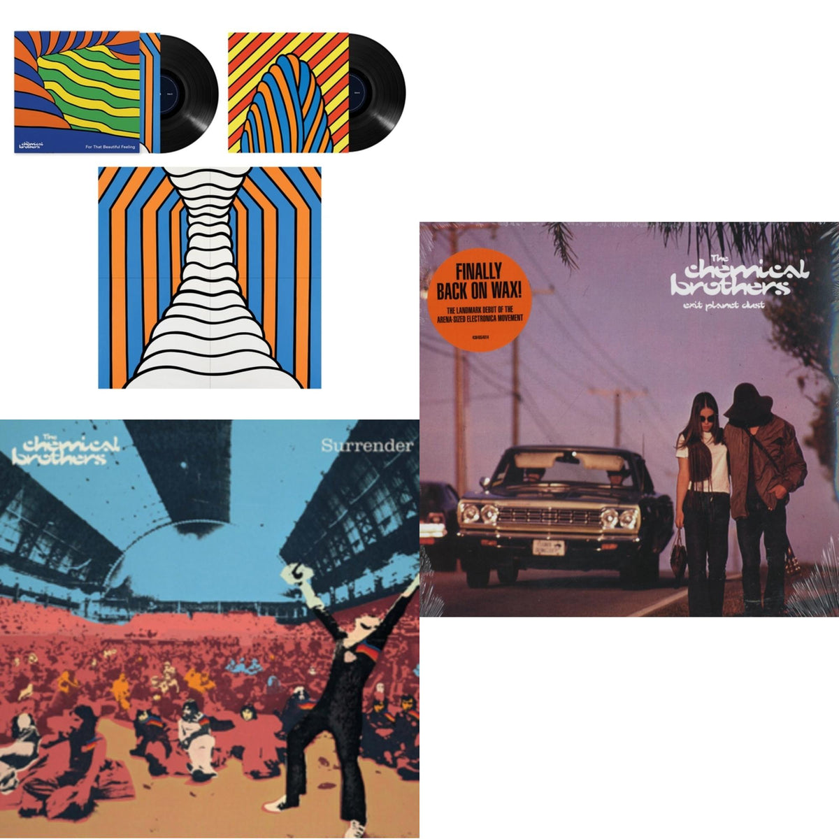 For That Beautiful Feeling (2LP) & Surrender & Exit Planet Dust (2LP/Black Vinyl)