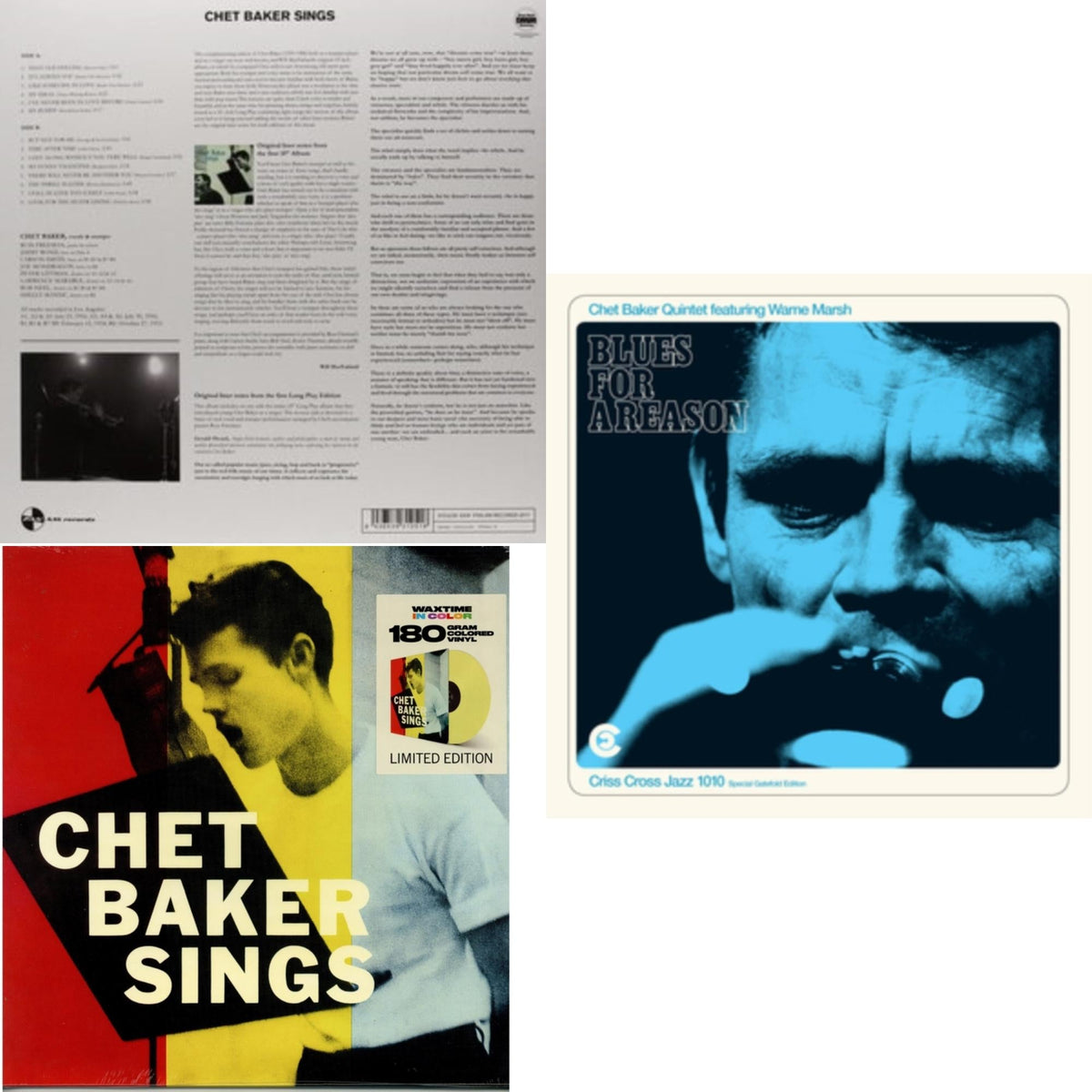 Blues For A Reason (Feat. Warne Marsh) & Sings & Sings (180G/Limited/Yellow LP Vinyl)