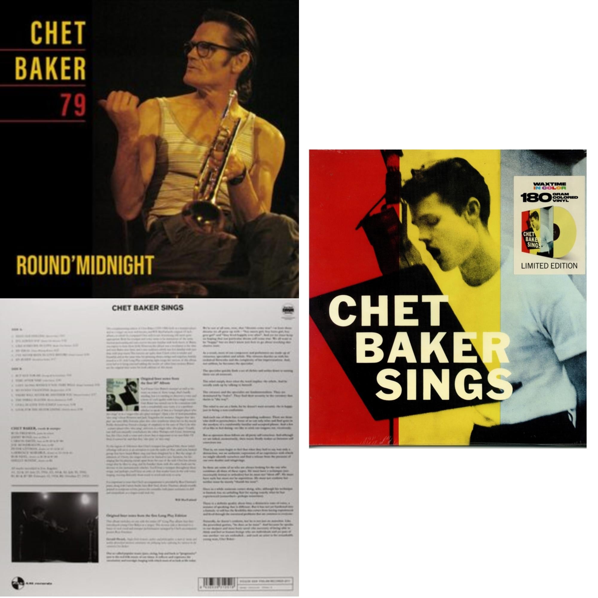 Round Midnight 79 & Sings & Sings (180G/Limited/Yellow LP Vinyl)