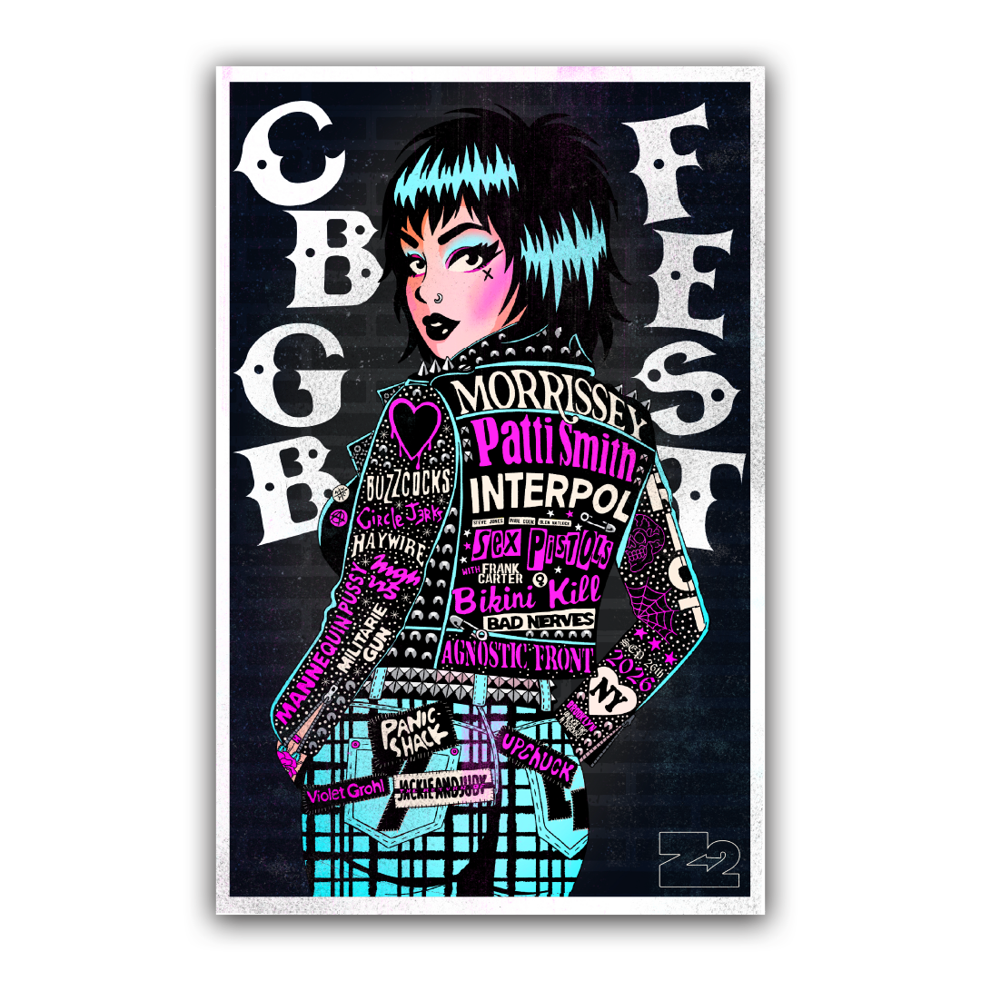 CBGB Festival 2026 Official Poster – Limited Edition (Only 500 Copies, 11" x 17")