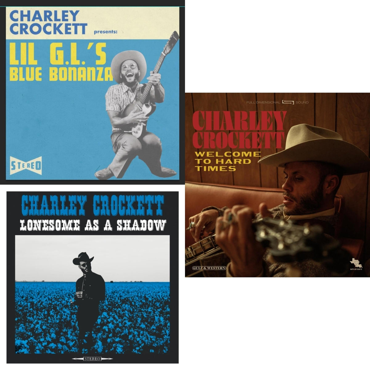 Lil G.L.'S Blue Bonanza & Lonesome As A Shadow & Welcome To Hard Times