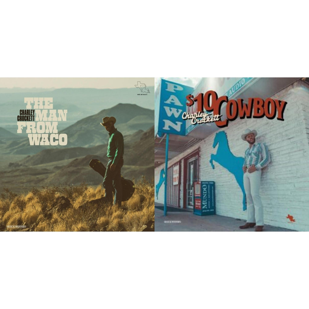 Charley Crockett - $10 Cowboy & Man From Waco - LP Vinyl Bundle