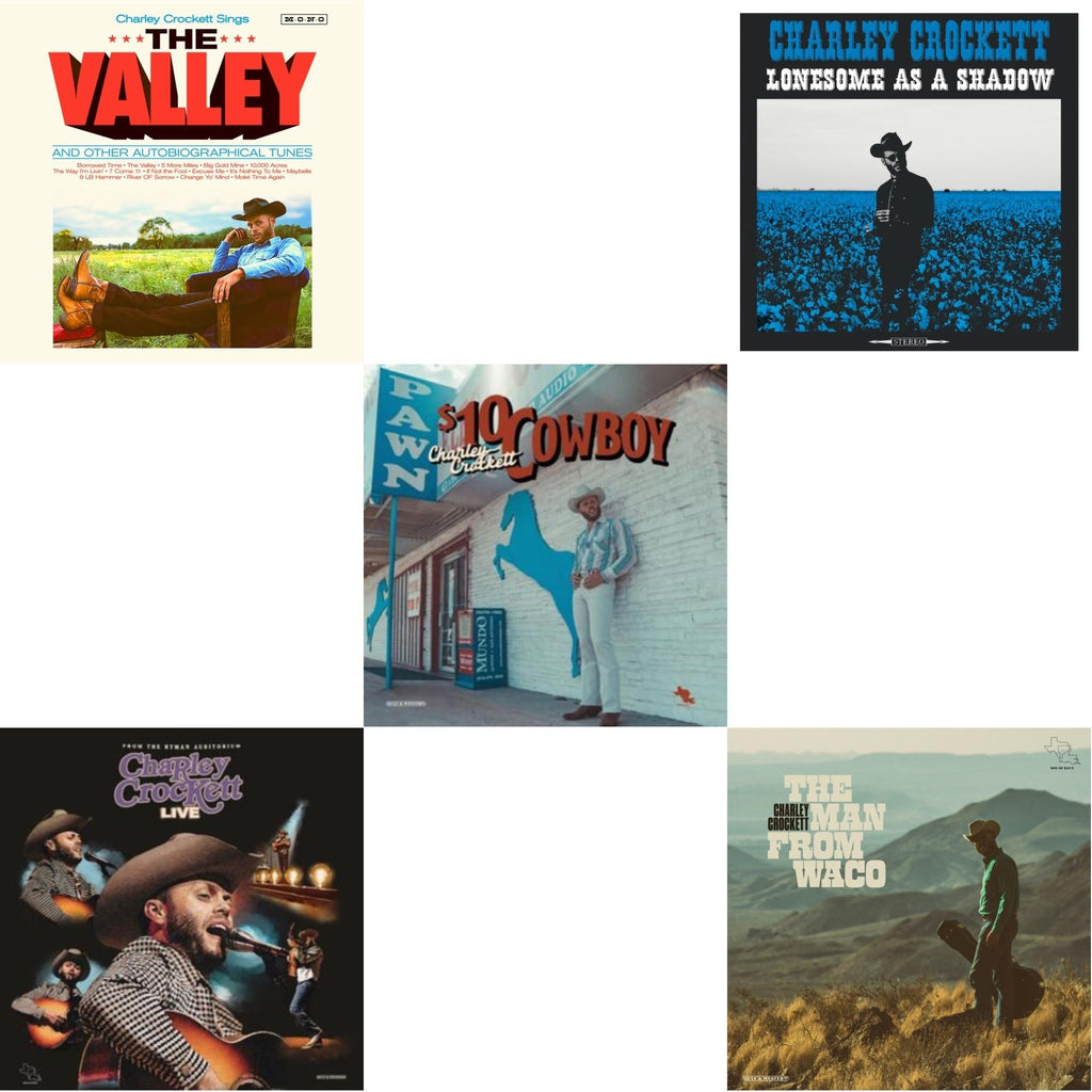 Valley & Live From The Ryman (2LP) & $10 Cowboy & Lonesome As A Shadow & Man From Waco