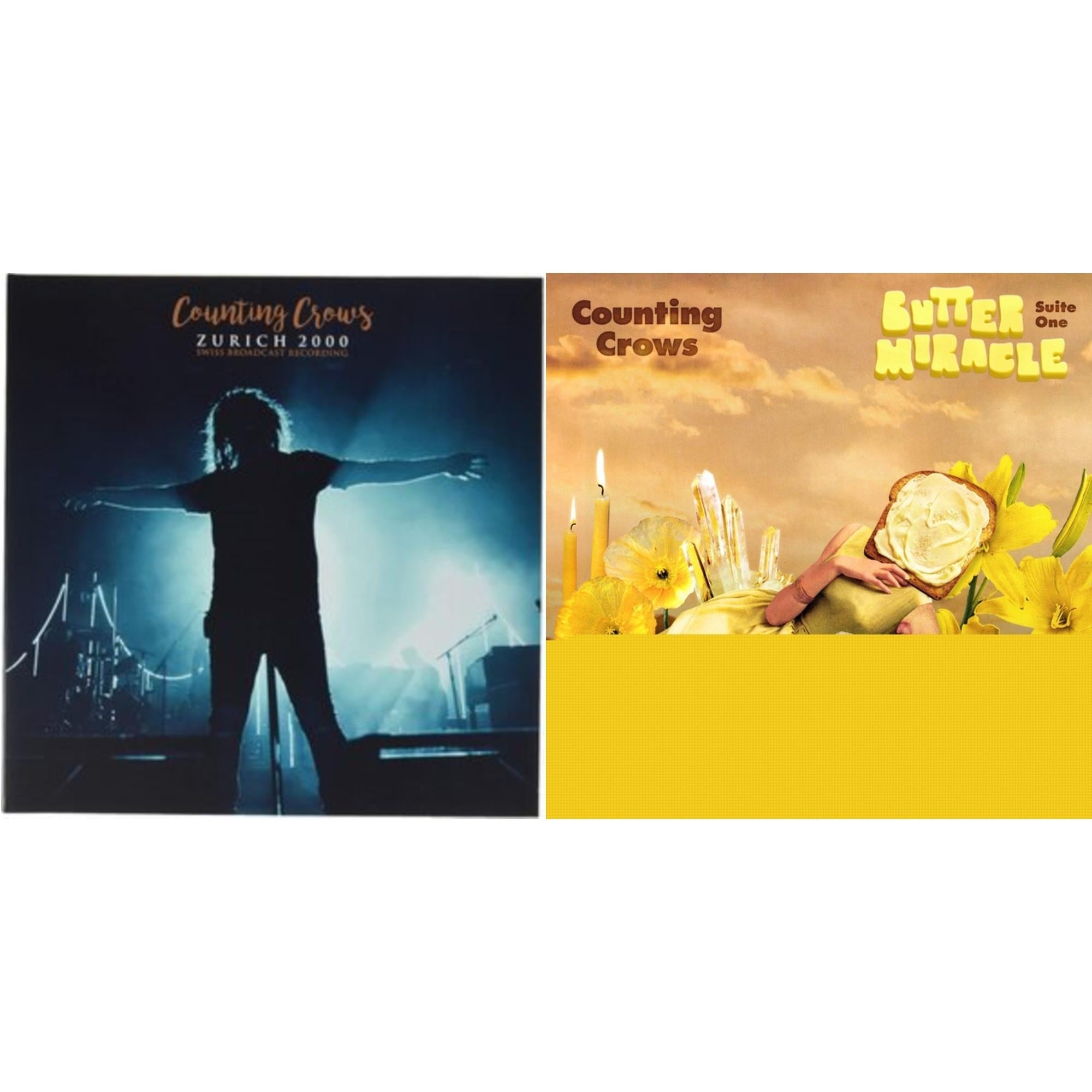 Counting Crows - Butter Miracle Suite One (Limited Edition) & Zurich 2000 (140G) - LP Vinyl Bundle
