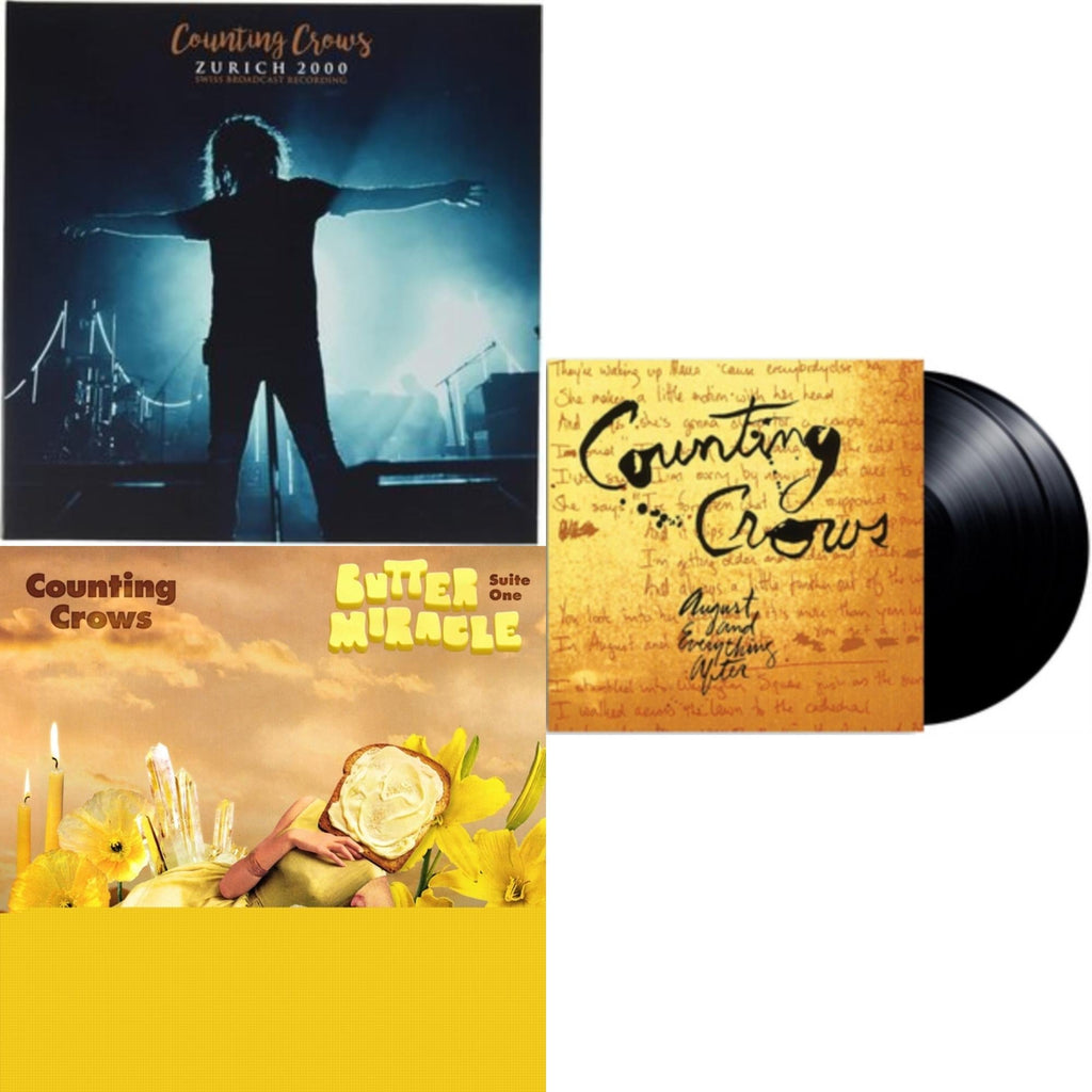 Counting Crows - Butter Miracle Suite One (Limited Edition) & August & Everything After & Zurich 2000 (140G) - LP Vinyl Bundle