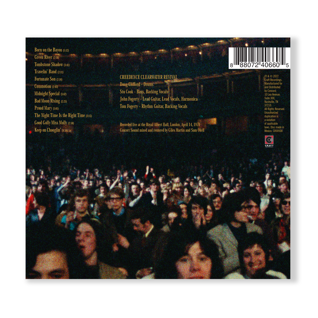 At The Royal Albert Hall Music CD