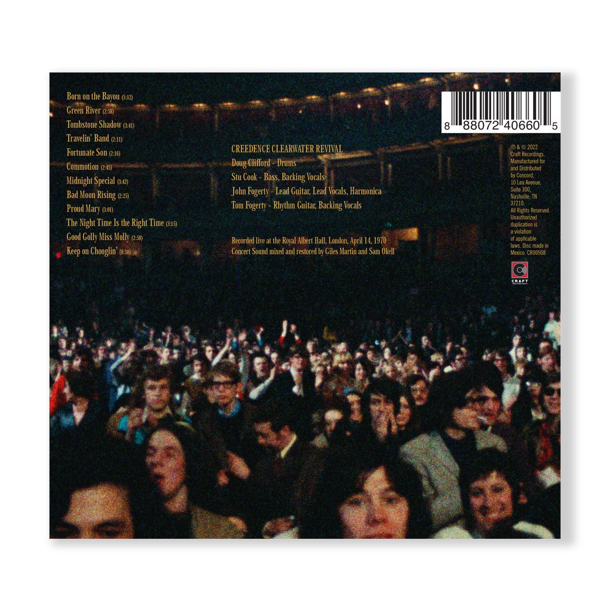 At The Royal Albert Hall Music CD