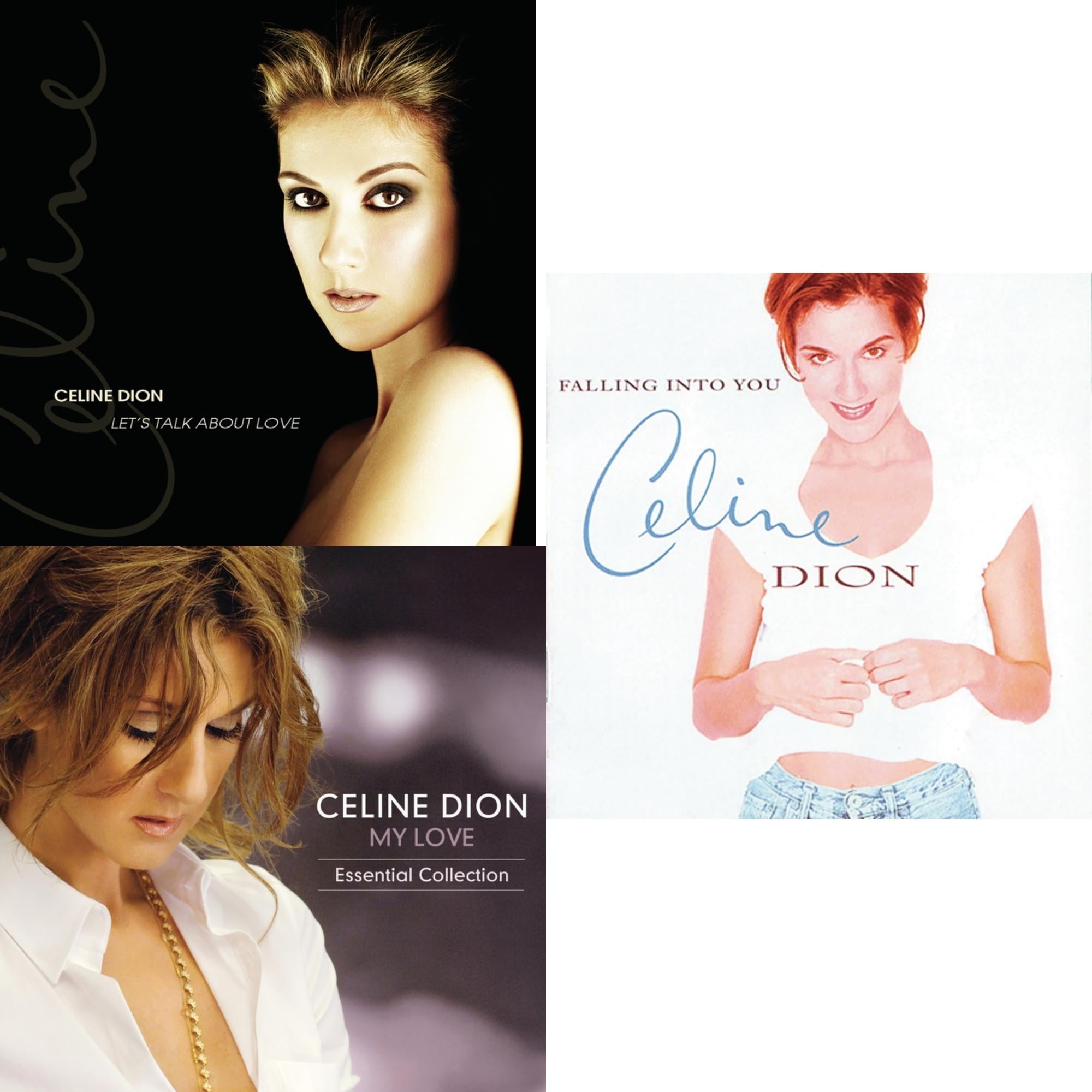 Falling Into You (2 LP/140G/Dl Code) & Let's Talk About Love (Limited Edition/Opaque Orange Color Vinyl/2LP) & My Love Essential Collection (2LP)