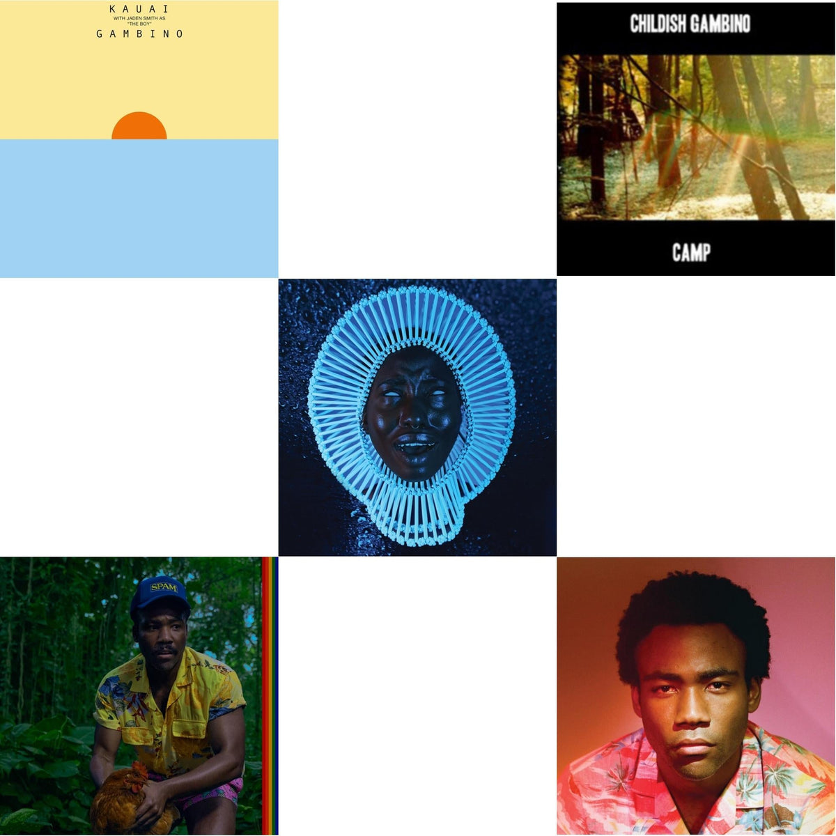 Bando Stone & The New World (X) (2LP/Opaque Black Vinyl) & Because The Internet & Kauai & Awaken, My Love & Camp