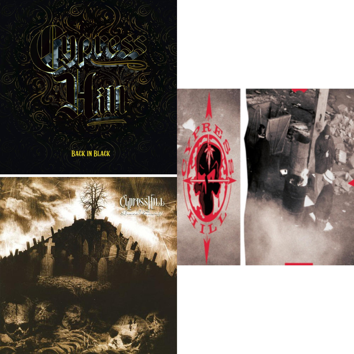Cypress Hill - Back In Black & Black Sunday (2LP/180G/Gatefold) & Cypress Hill