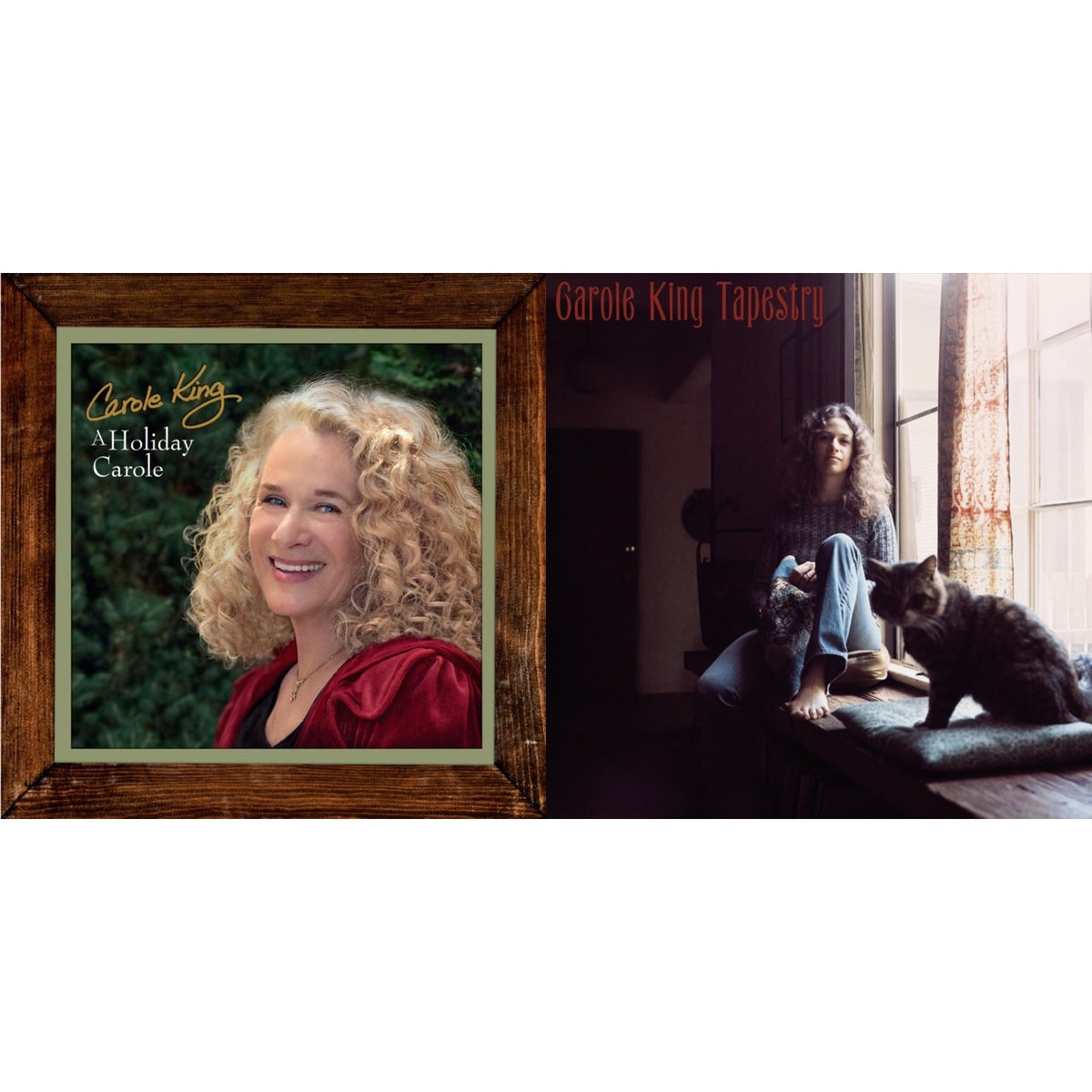 Carole King - Tapestry & Holiday Carole - LP Vinyl Bundle