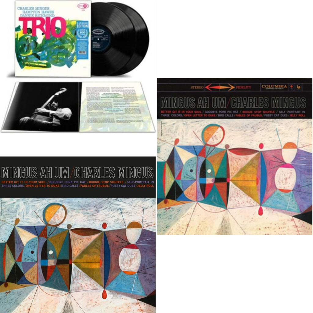 Mingus Three (Feat. Hampton Hawes & Danny Richmond) (2LP) & Mingus Ah Um (180G) & Mingus Ah Um (Blue LP Vinyl)