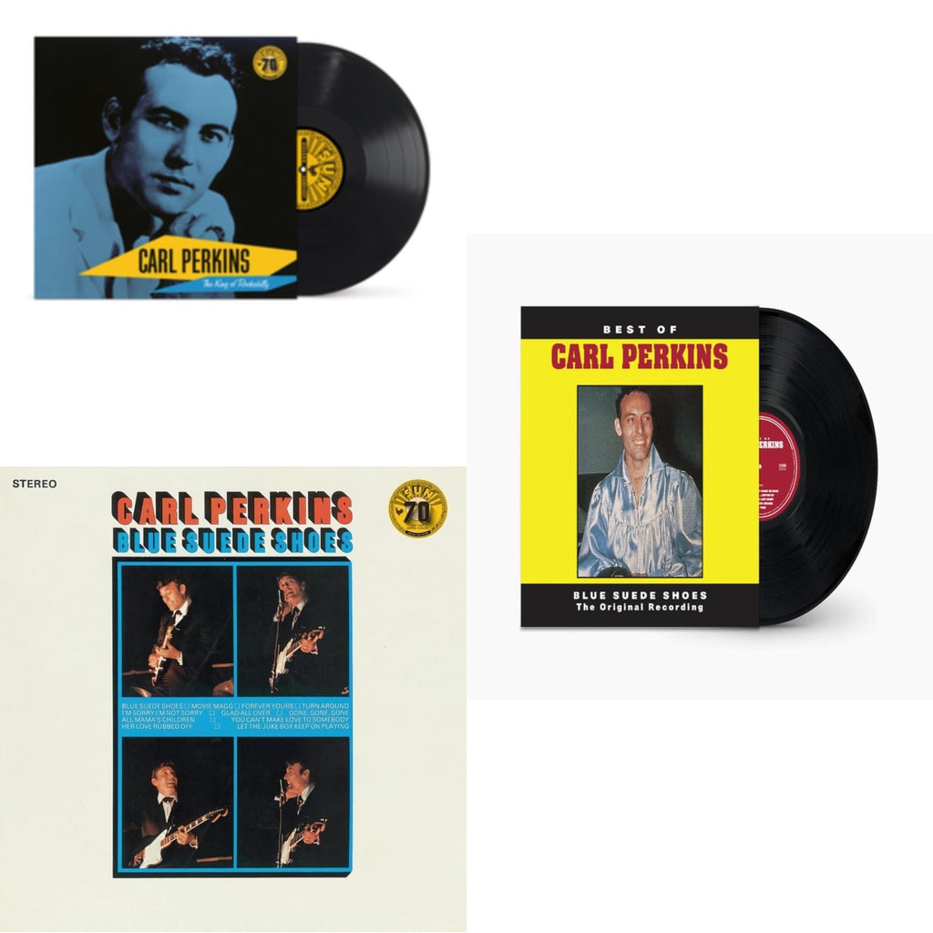 Carl Perkins: The King Of Rockabilly (Sun Records 70Th Anniversary) & Blue Suede Shoes & Best Of Carl Perkins