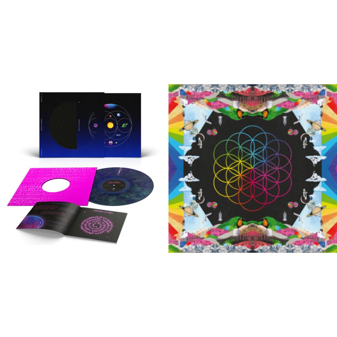 Coldplay - Music Of The Spheres (Recycled Colored LP Vinyl Vinyl) & Head Full Of Dreams (Recycled LP Vinyl Vinyl/140G) (Atl75) - Bundle