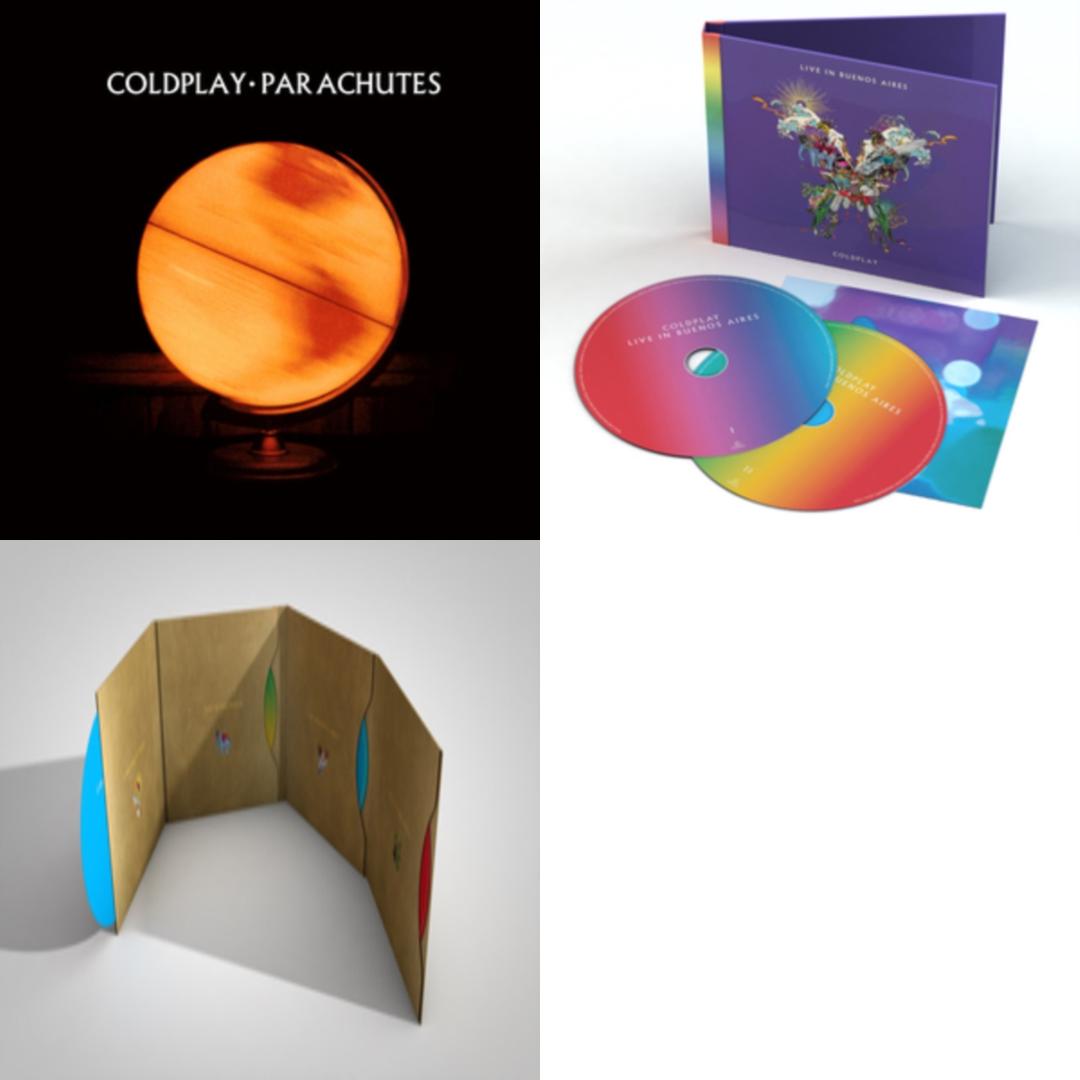 Coldplay - Parachutes & Live In Buenos Aires (2CD Softpack) & Live In Buenos Aires (2CD/2DVD) - Bundle