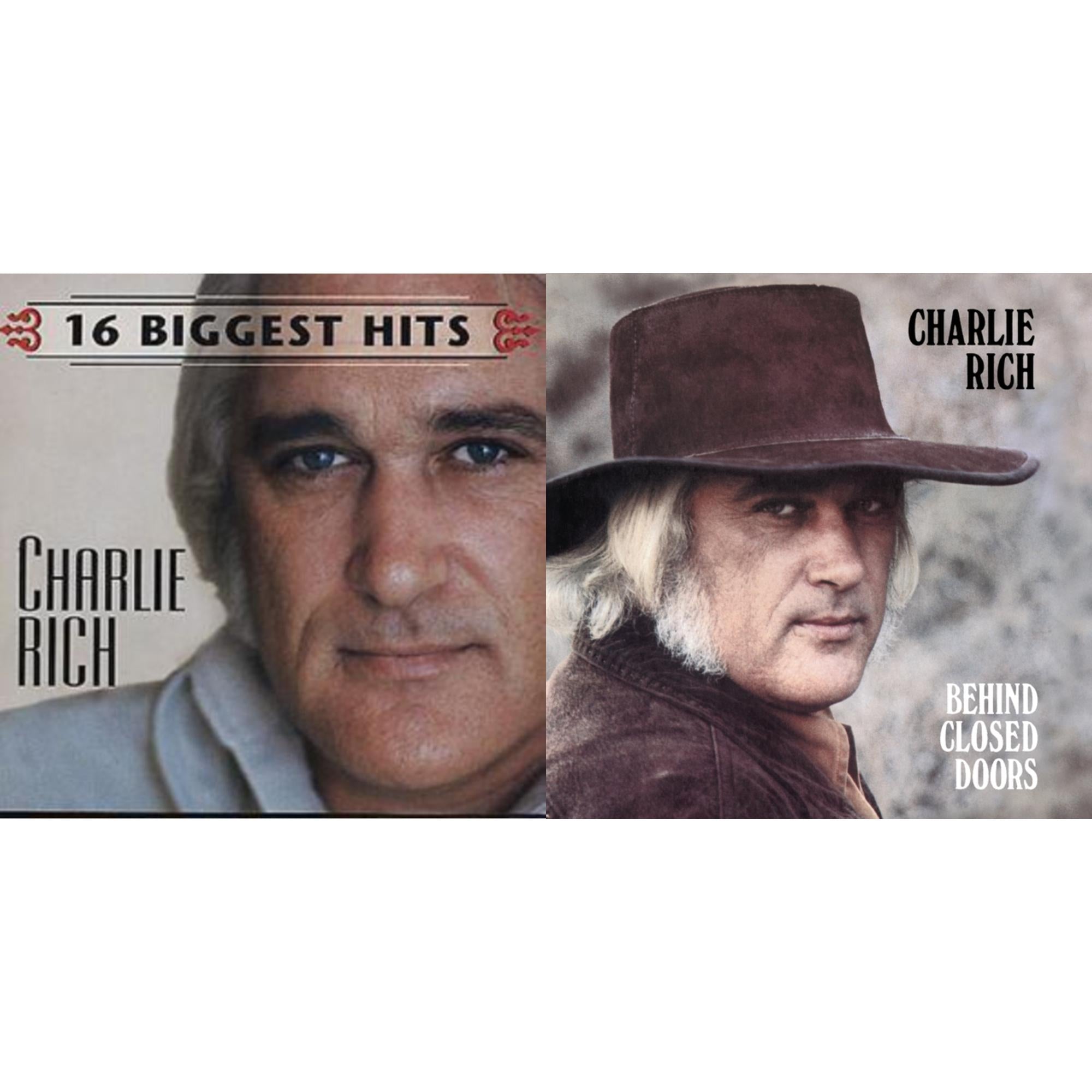 Charlie Rich - 16 Biggest Hits & Behind Closed Doors - CD Bundle