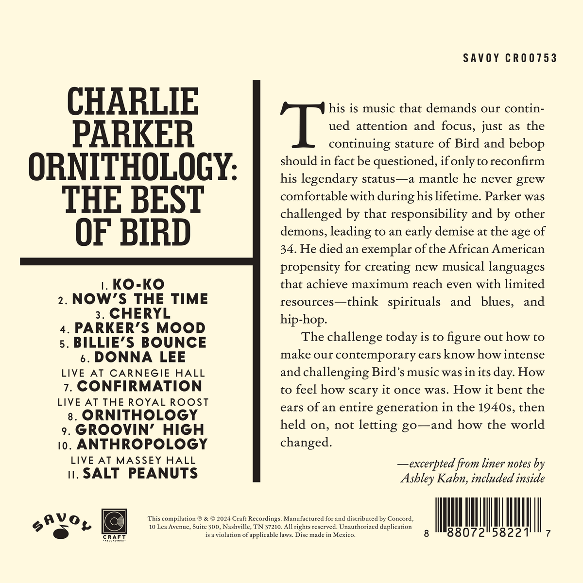 Ornithology: The Best Of Bird Music CD