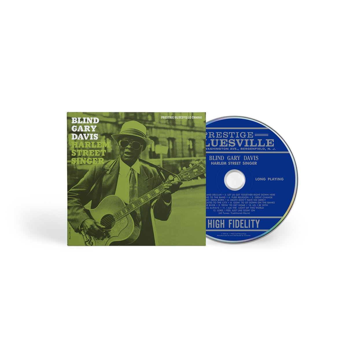 Harlem Street Singer (Bluesville Series) Music CD
