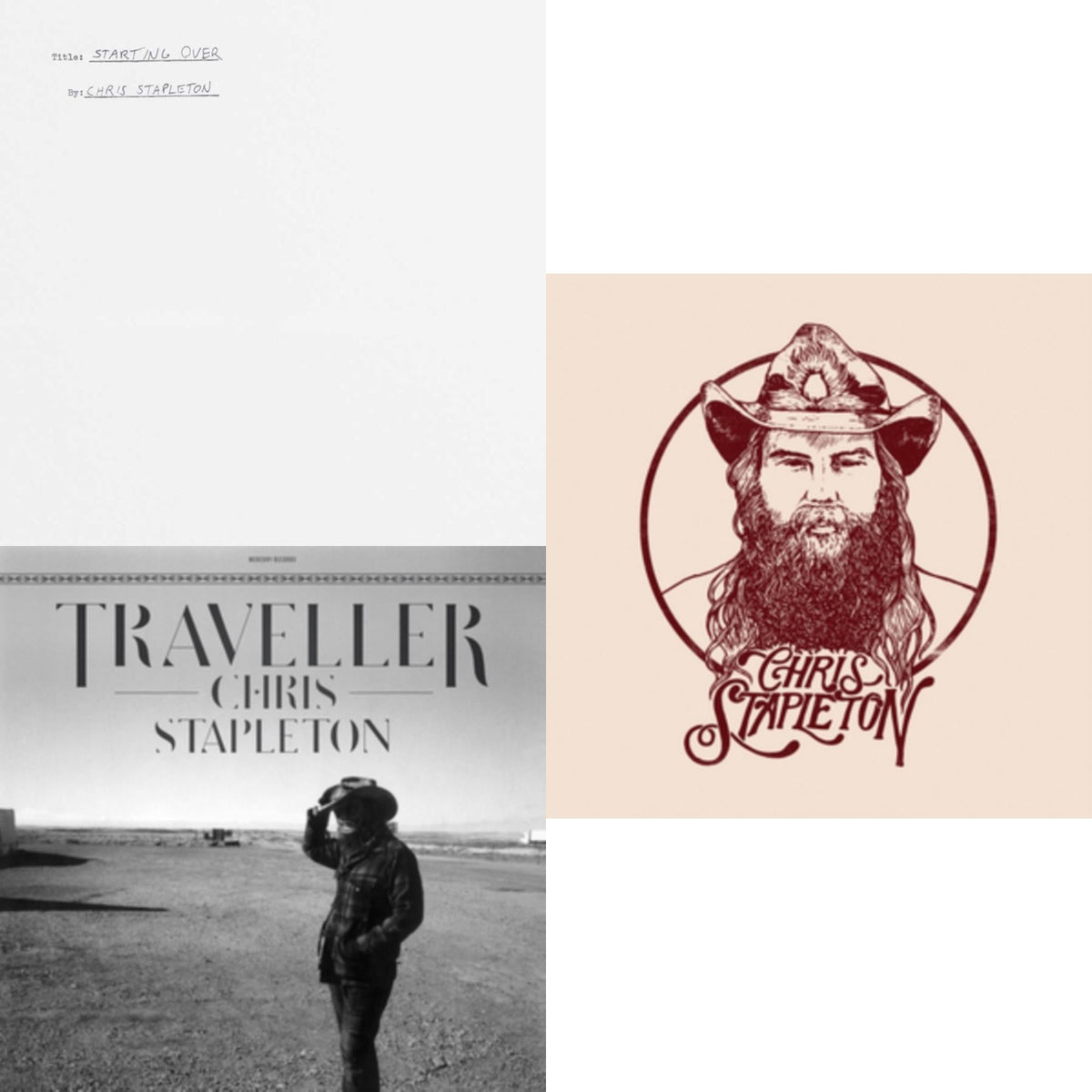 Chris Stapleton - Starting Over (2LP/180G) & Traveller & From A Room: Vol.1