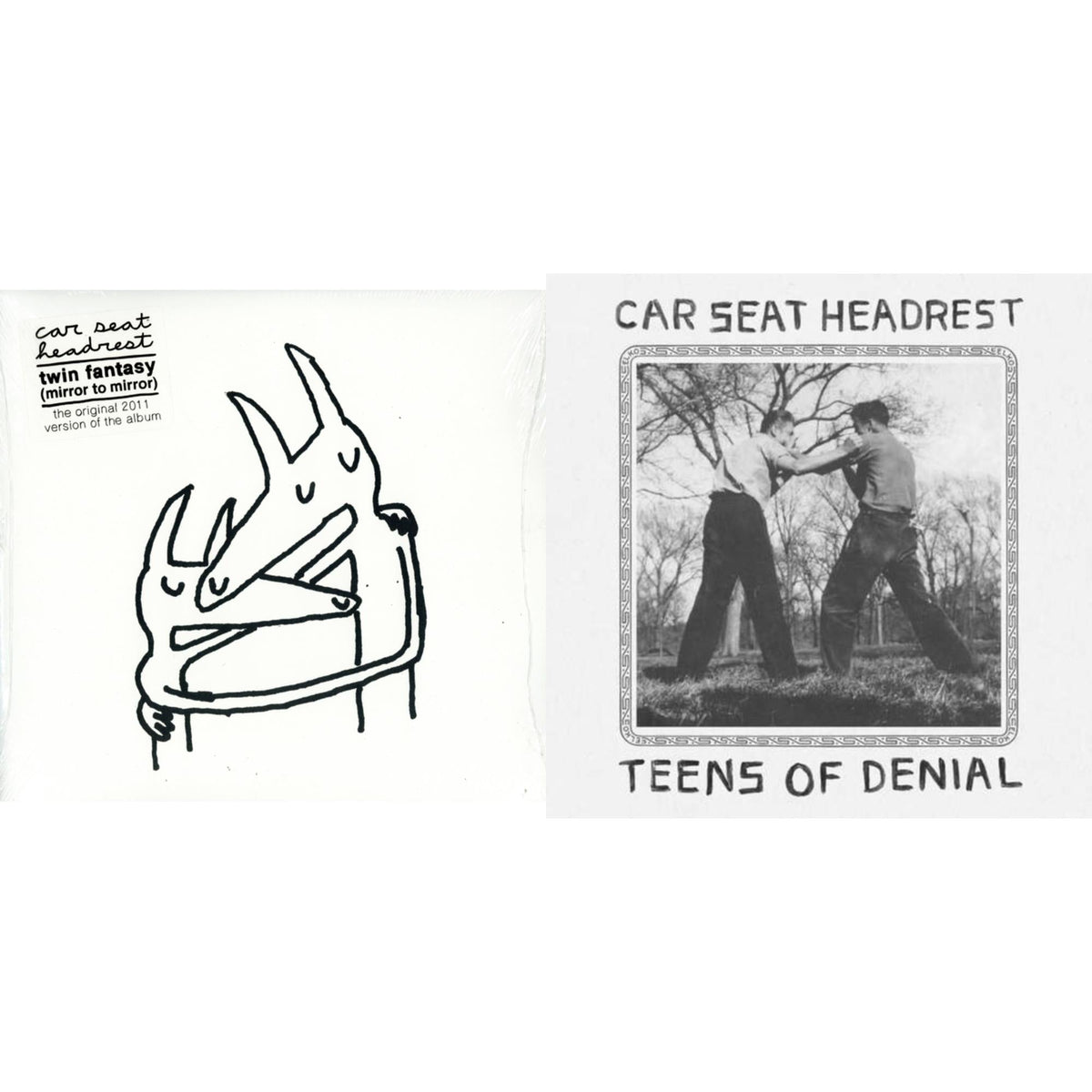 Teens Of Denial & Twin Fantasy (Mirror To Mirror) (White LP Vinyl)