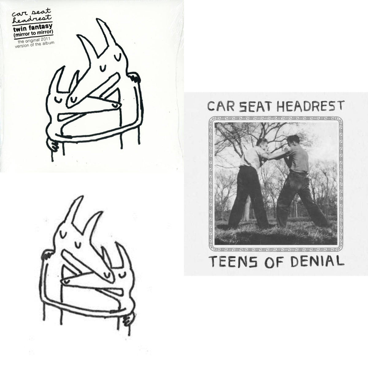 Teens Of Denial & Twin Fantasy & Twin Fantasy (Mirror To Mirror) (White LP Vinyl)