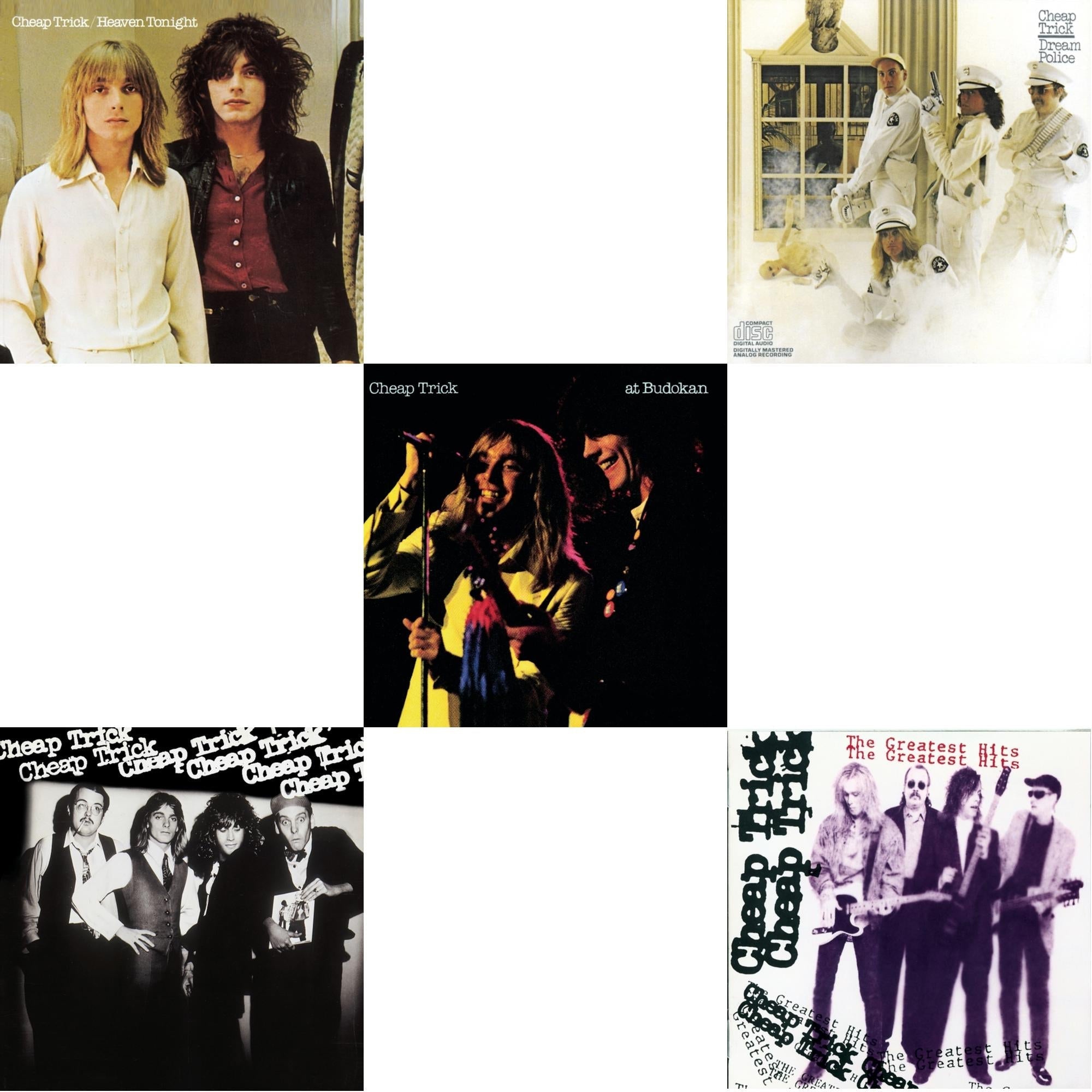 Heaven Tonight & Cheap Trick & Cheap Trick At Budokan & Dream Police & Greatest Hits