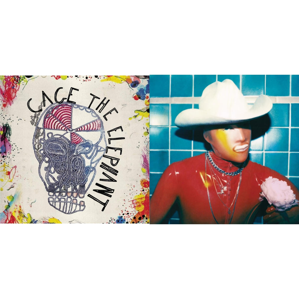 Cage The Elephant - Social Cues (140G/Dl Insert) & Cage The Elephant (180G) - LP Vinyl Bundle