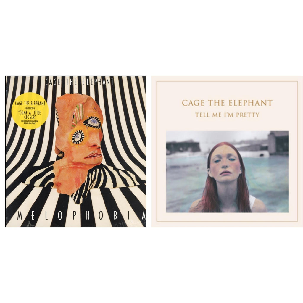 Cage The Elephant - Tell Me I'm Pretty (180G/Dl Card/Gatefold) & Melophobia (180G/Dl Card) - LP Vinyl Bundle