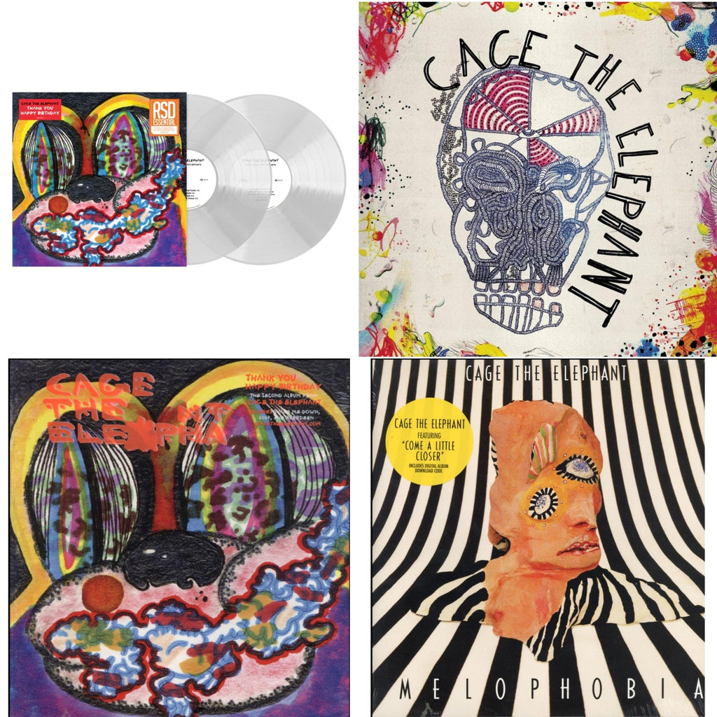 Thank You Happy Birthday (2LP/Utra Clear Vinyl) (Rsd Esstenial) & Cage The Elephant (180G) & Thank You Happy Birthday & Melophobia (180G/Dl Card)