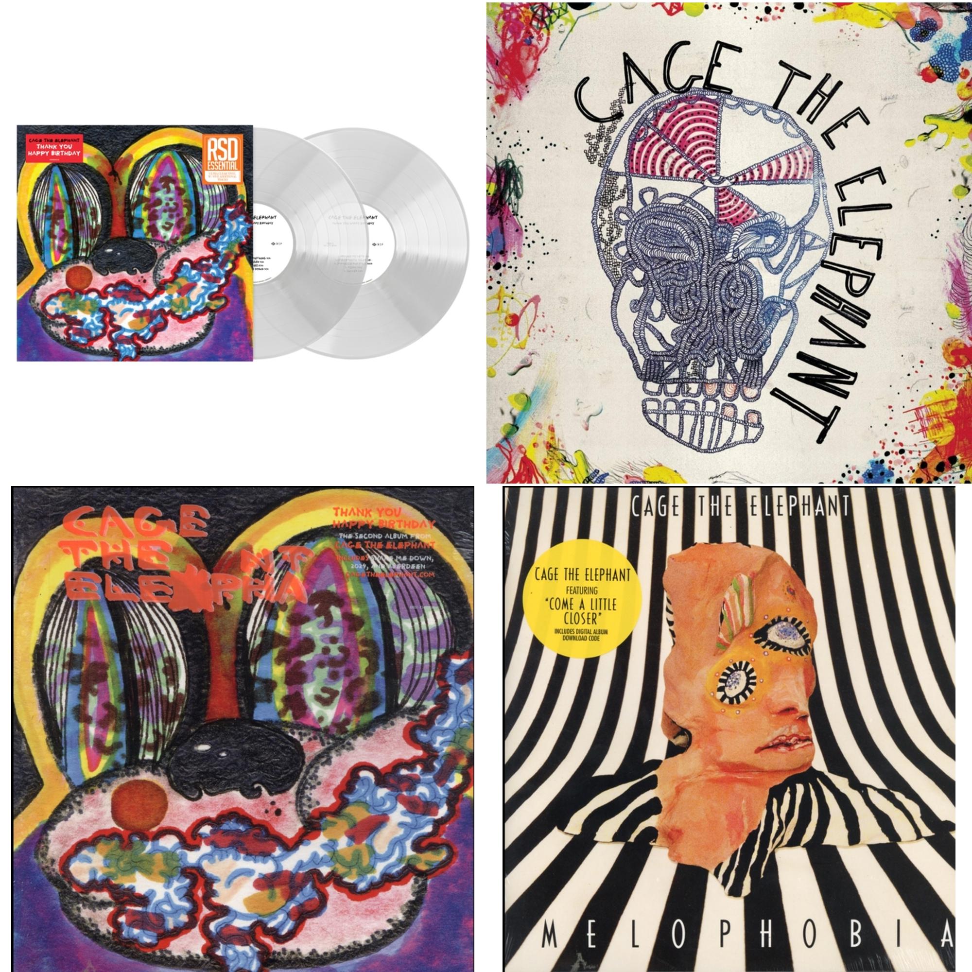 Thank You Happy Birthday (2LP/Utra Clear Vinyl) (Rsd Esstenial) & Cage The Elephant (180G) & Thank You Happy Birthday & Melophobia (180G/Dl Card)