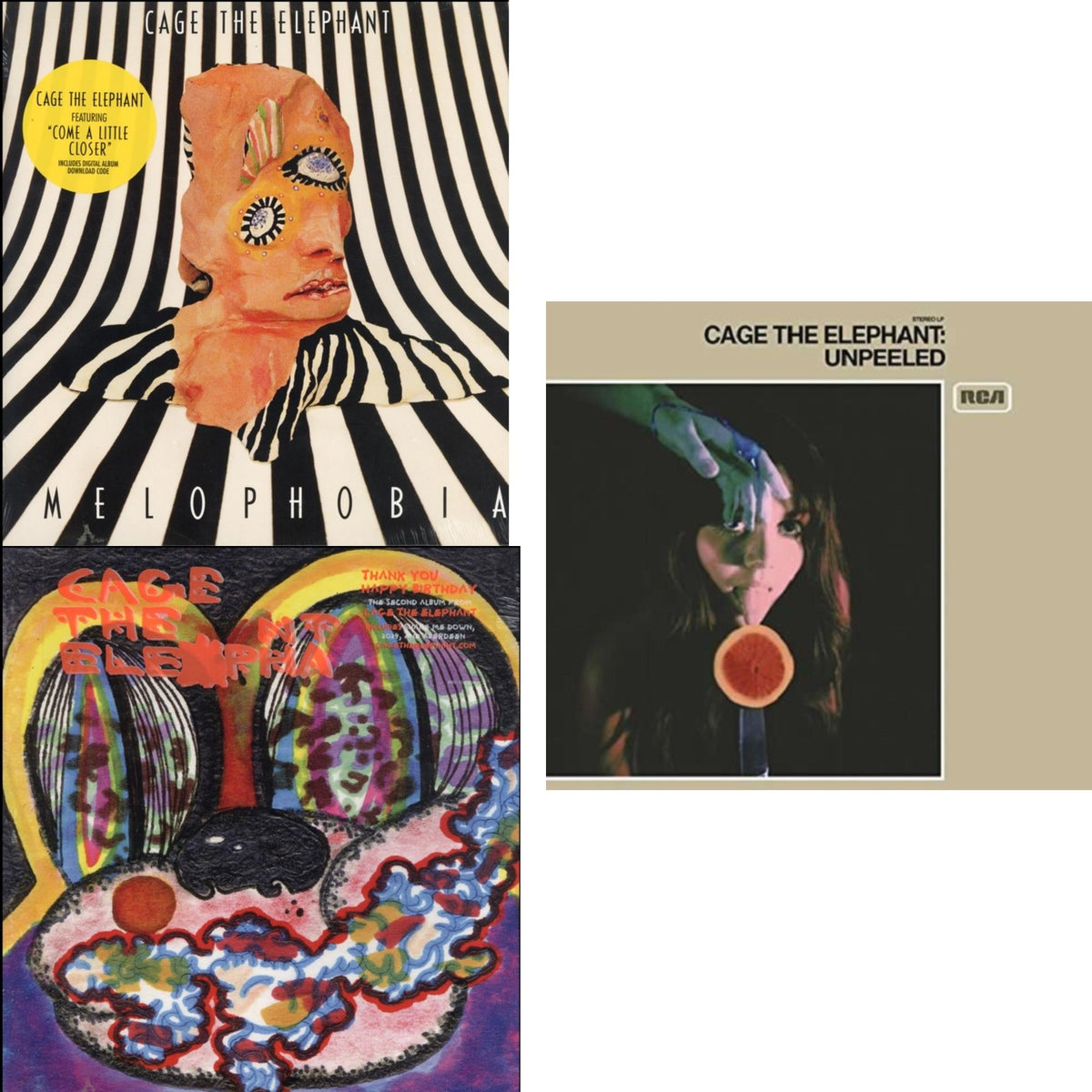 Thank You Happy Birthday & Melophobia (180G/Dl Card) & Unpeeled (2LP/140G/Gatefold)