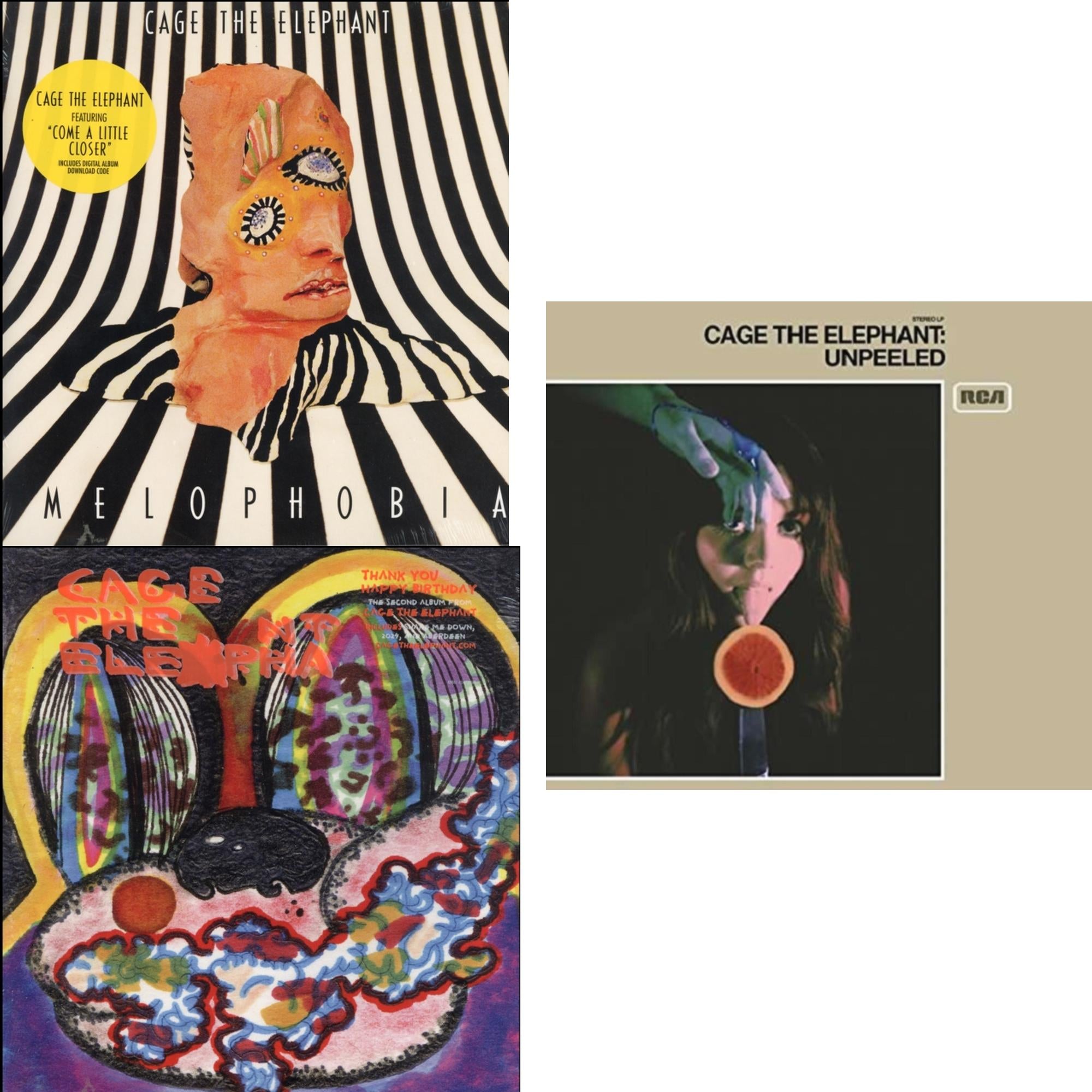 Thank You Happy Birthday & Melophobia (180G/Dl Card) & Unpeeled (2LP/140G/Gatefold)
