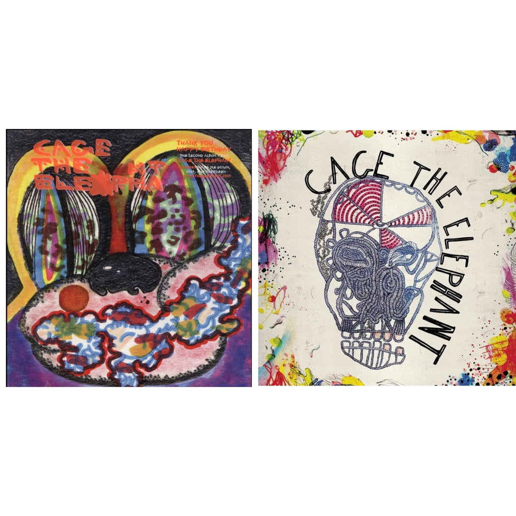 Cage The Elephant - Cage The Elephant (180G) & Thank You Happy Birthday - LP Vinyl Bundle