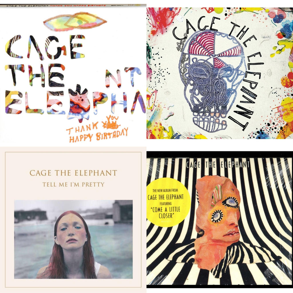 Cage The Elephant - Thank You Happy Birthday & Cage The Elephant & Tell Me I'm Pretty & Melophobia - CD Bundle