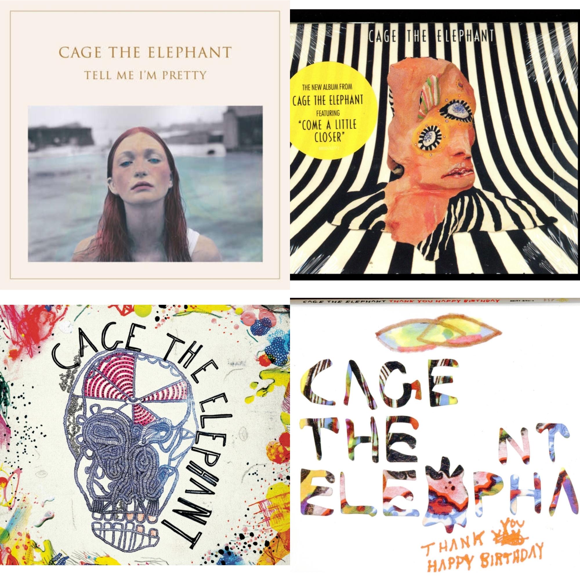 Cage The Elephant - Tell Me I'm Pretty & Melophobia & Cage The Elephant & Thank You Happy Birthday - CD Bundle